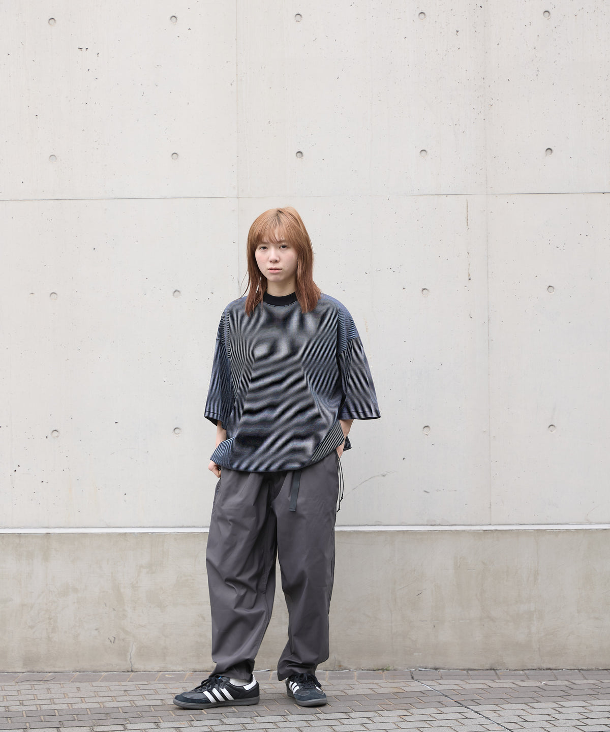 meltum/メルタム/BORDER BALLOON TEE S/S BLACK 2