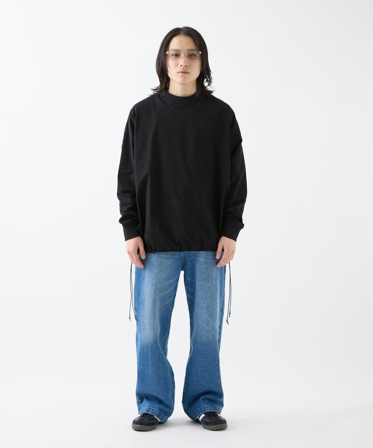 meltum/メルタム/BALLOON TEE L/S BLACK 2