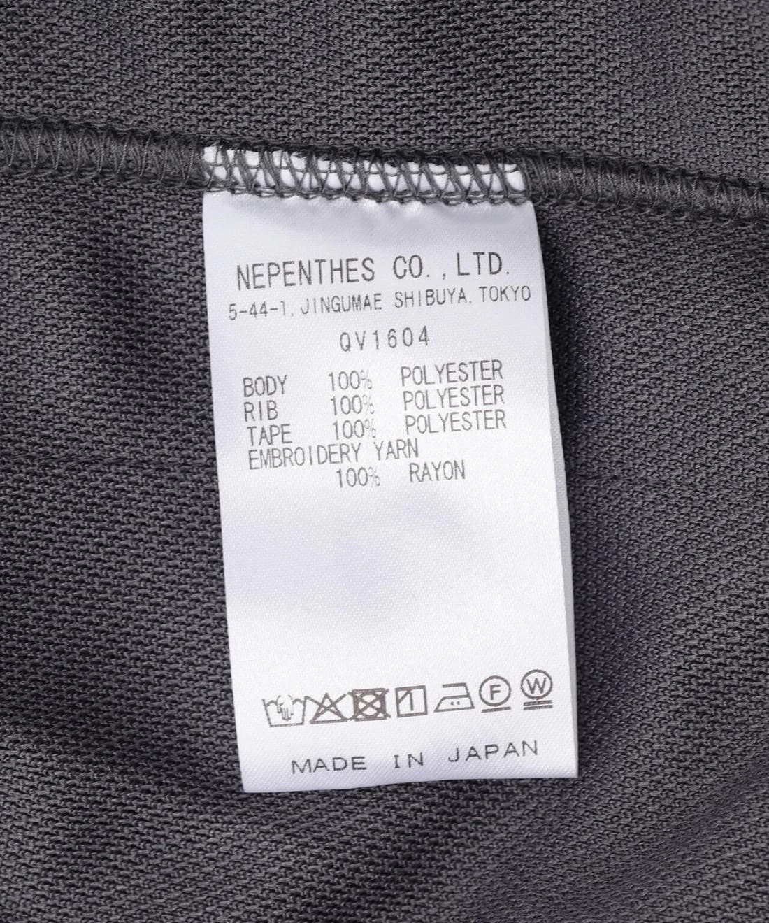 Needles 【B'2nd EXCLUSIVE】/ニードルズ【B'2nd別注】/Track jkt poly smooth 2025A/W Charcoal glay M