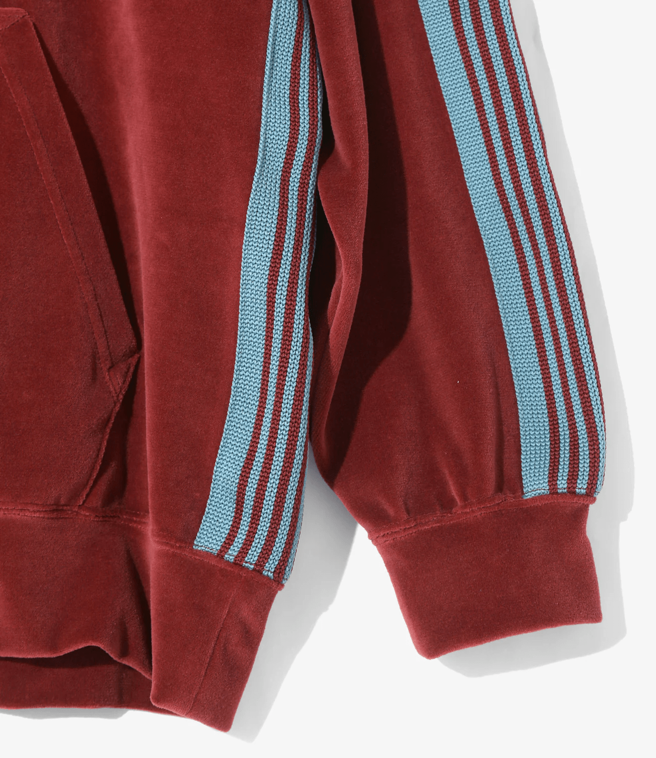 Needles/ニードルズ/TRACK HOODY - C/PE VELOUR B-burgundy M