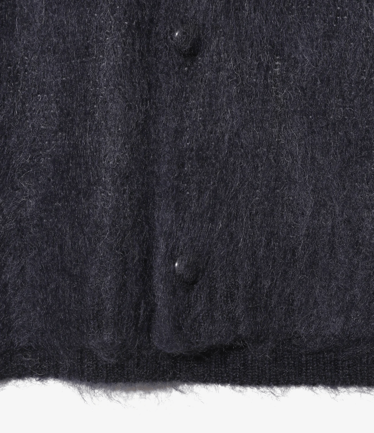 Needles/ニードルズ/MOHAIR CARDIGAN - EMBLEM navy M