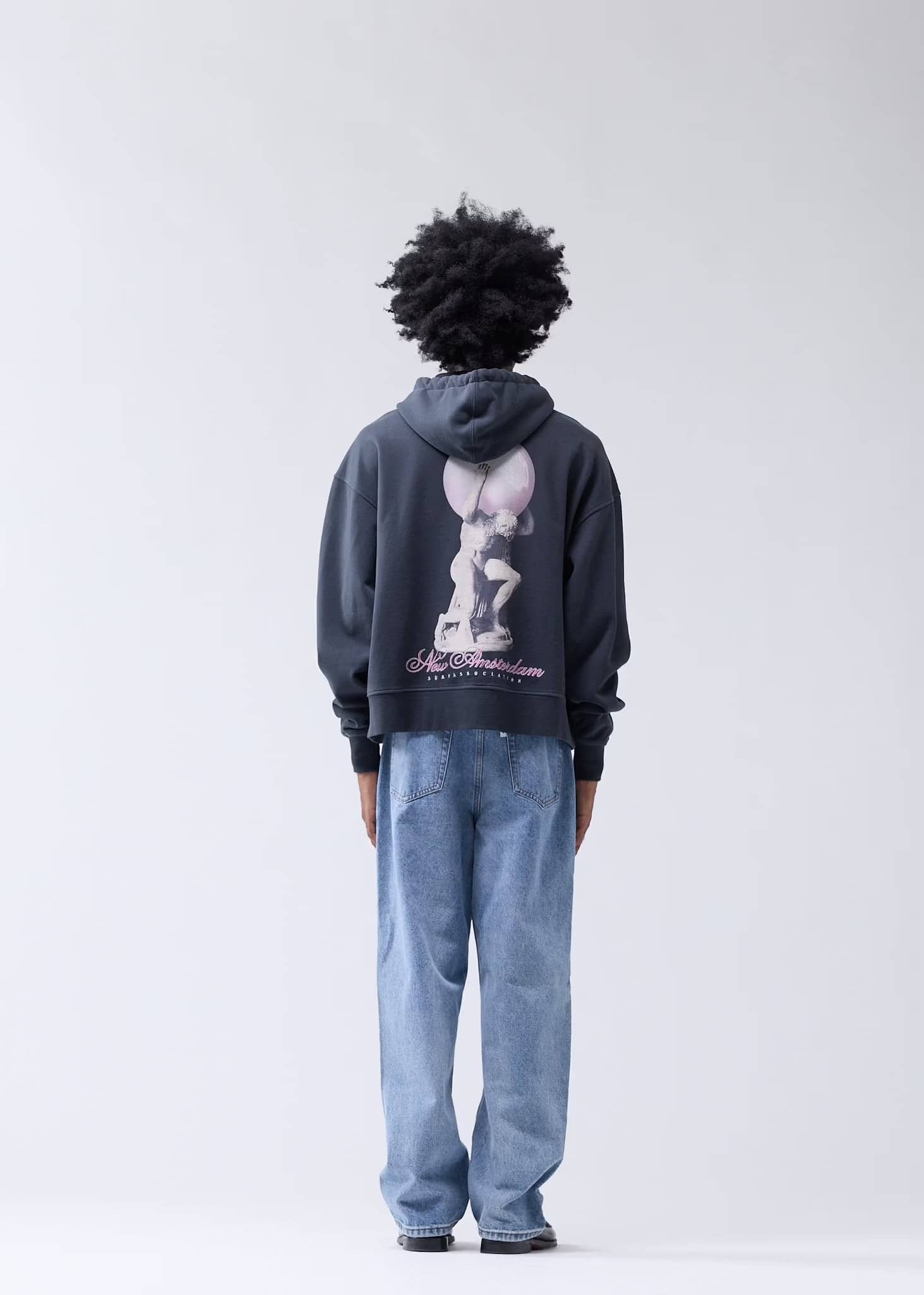 NewAmsterdam/ニューアムステルダム/ATLAS HOODIE BLACK BLACK S