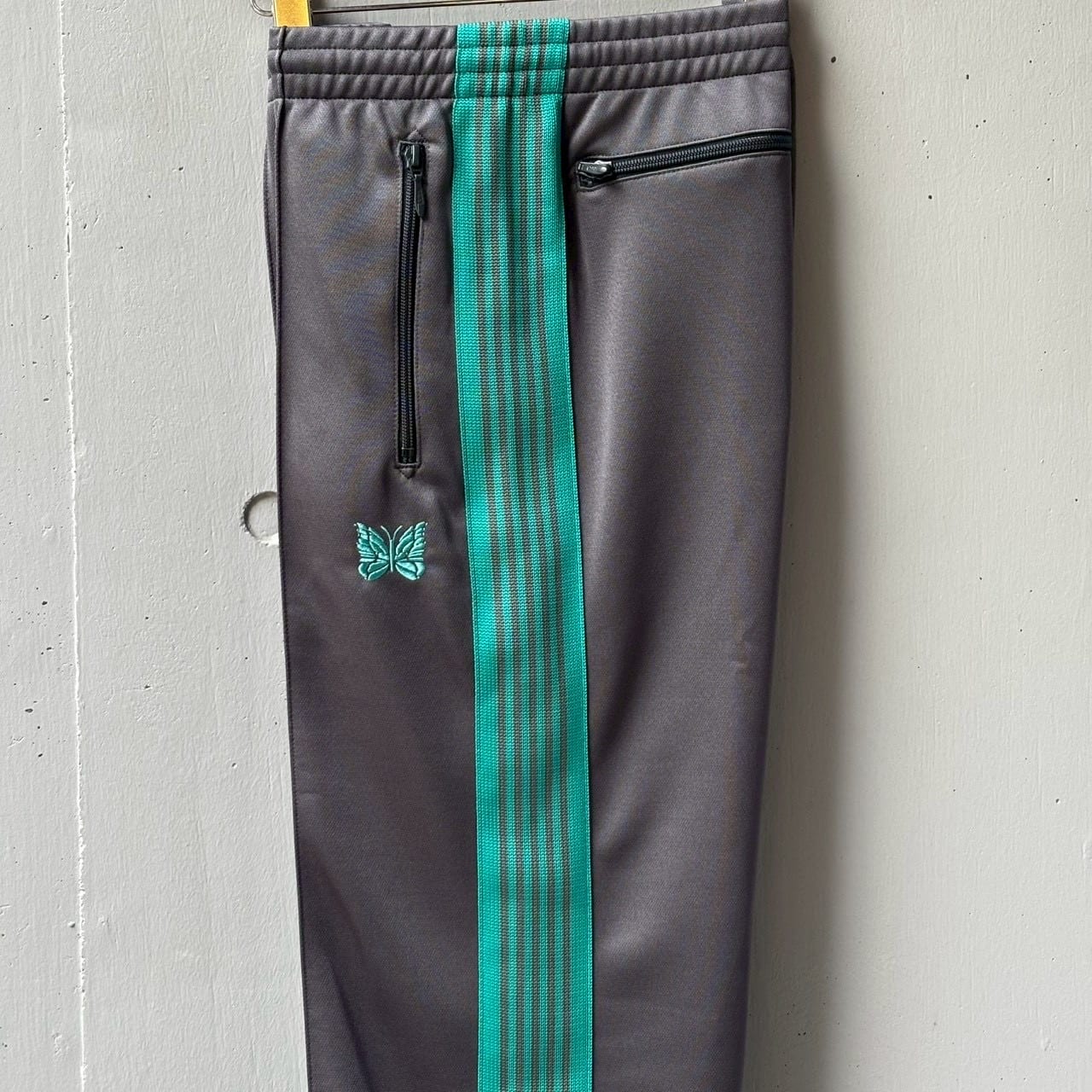 Needles【B'2nd Exclusive】/ニードルズ【B'2nd別注】/Track Pant-Poly smooth GRAY XS