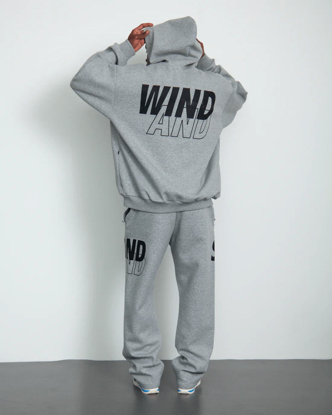 WINDANDSEA/ウィンダンシー/RELAXED FIT PONTE SWEAT PANT GRAY M