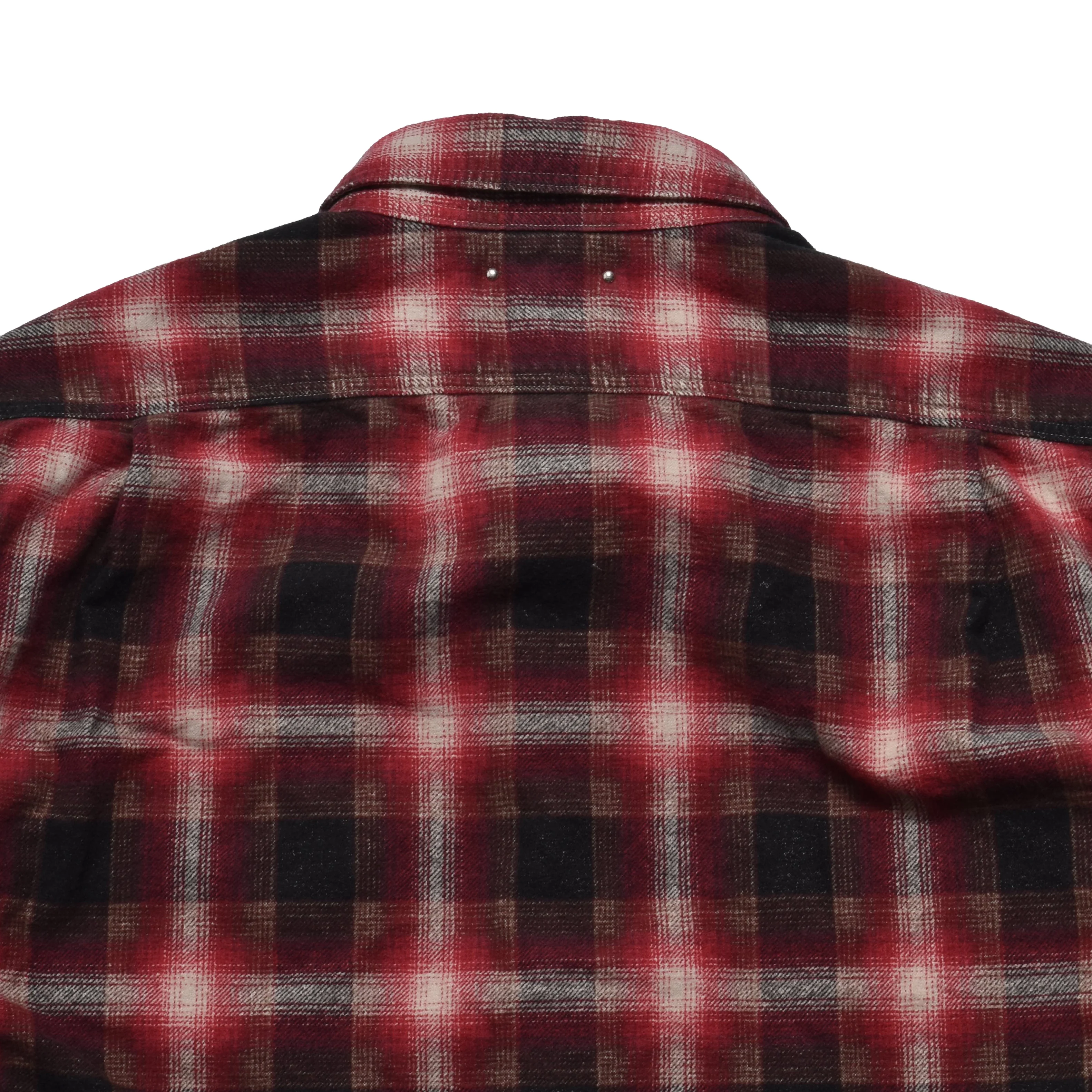 MINEDENIM/マインデニム/Plaid Print Flannel Work SH RPT 1