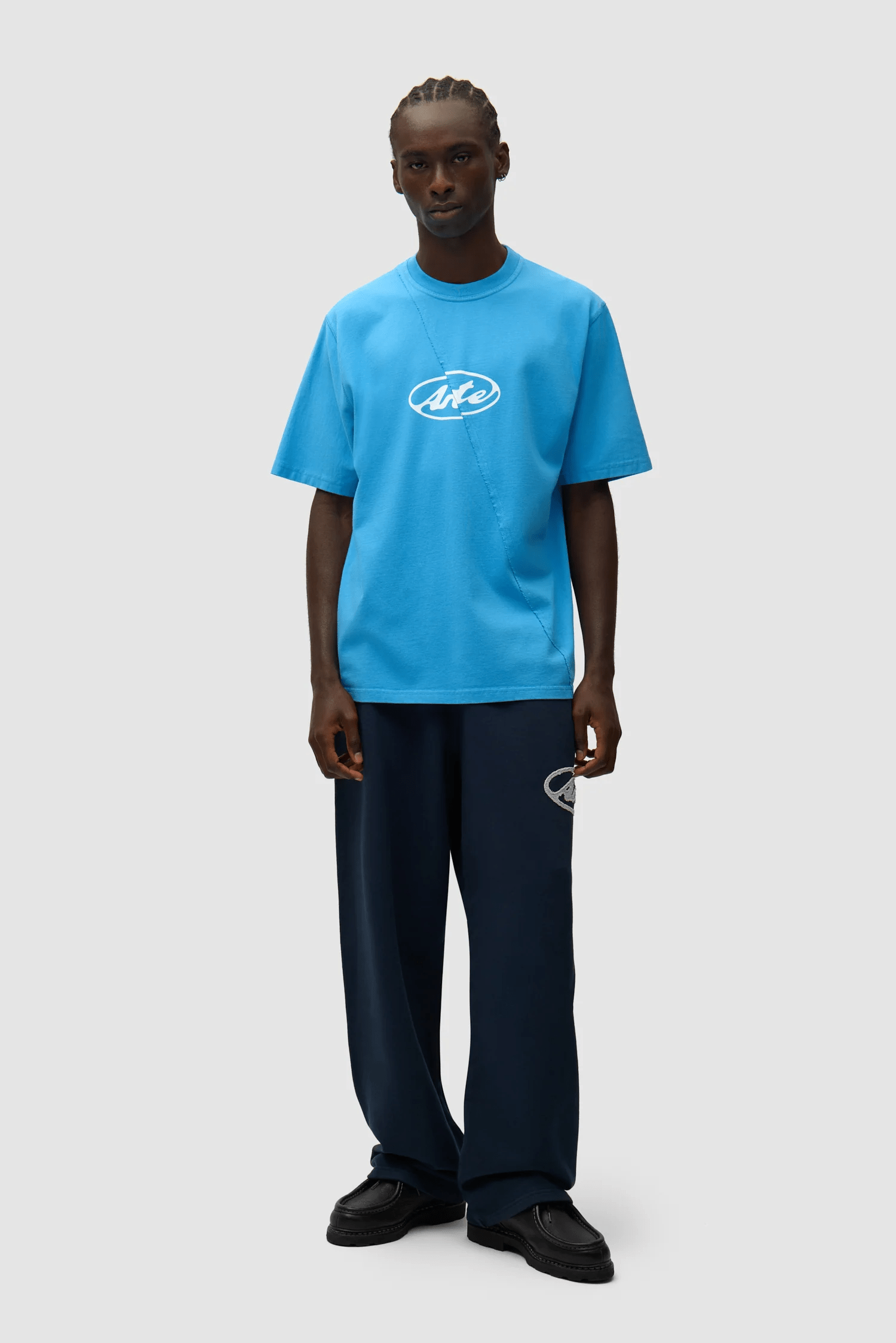 ARTE ANTWERP/アルテ アントワープ/Circle Logo T-shirt BLUE S