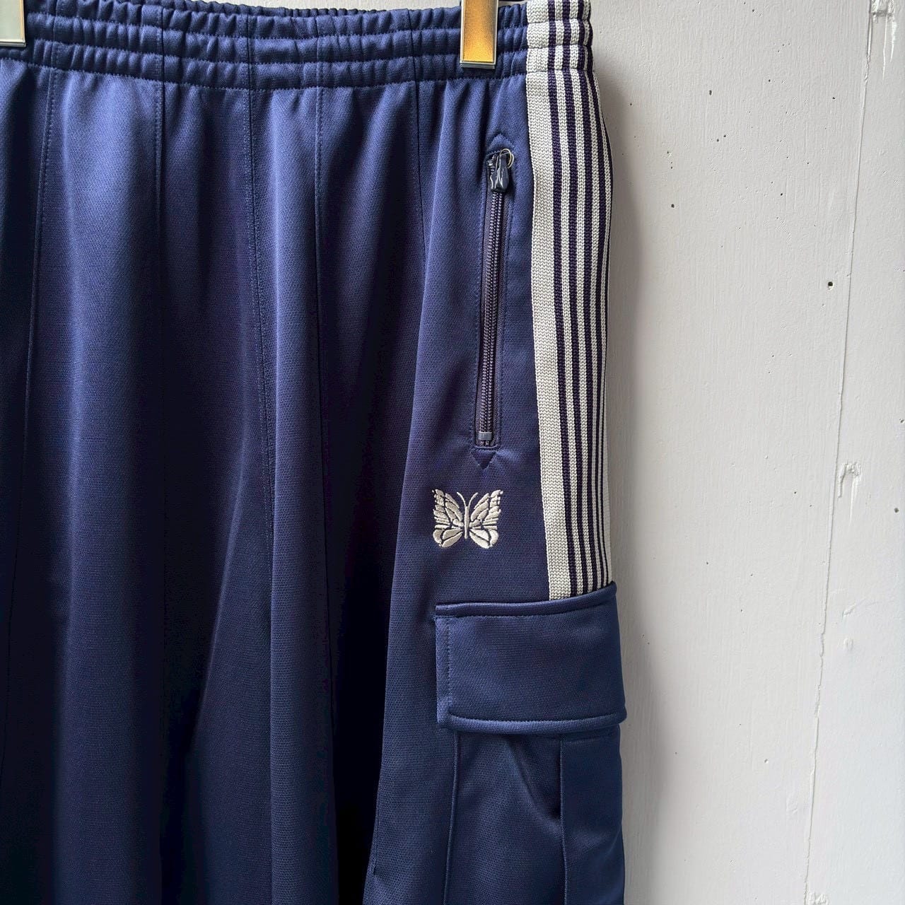 NEEDLES【B’2nd EXCLUSIVE】/ニードルズ【B'2nd別注】/H.D. Track Pant - BDU / Poly Smooth NAVY XS