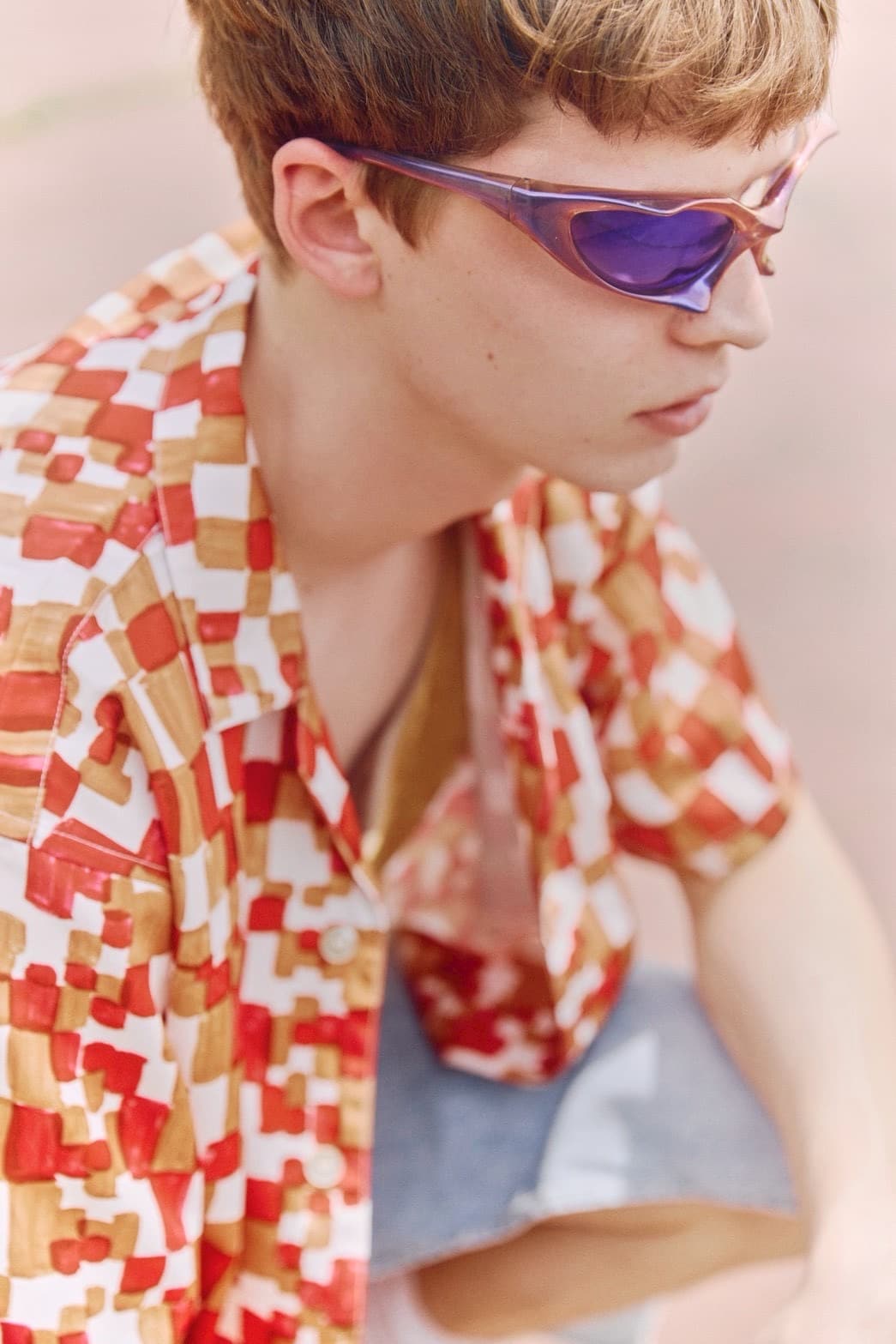 HOLO MARKET/ホロマーケット/HMV S/S SHIRTS/総柄アロハ半袖シャツ RED 1