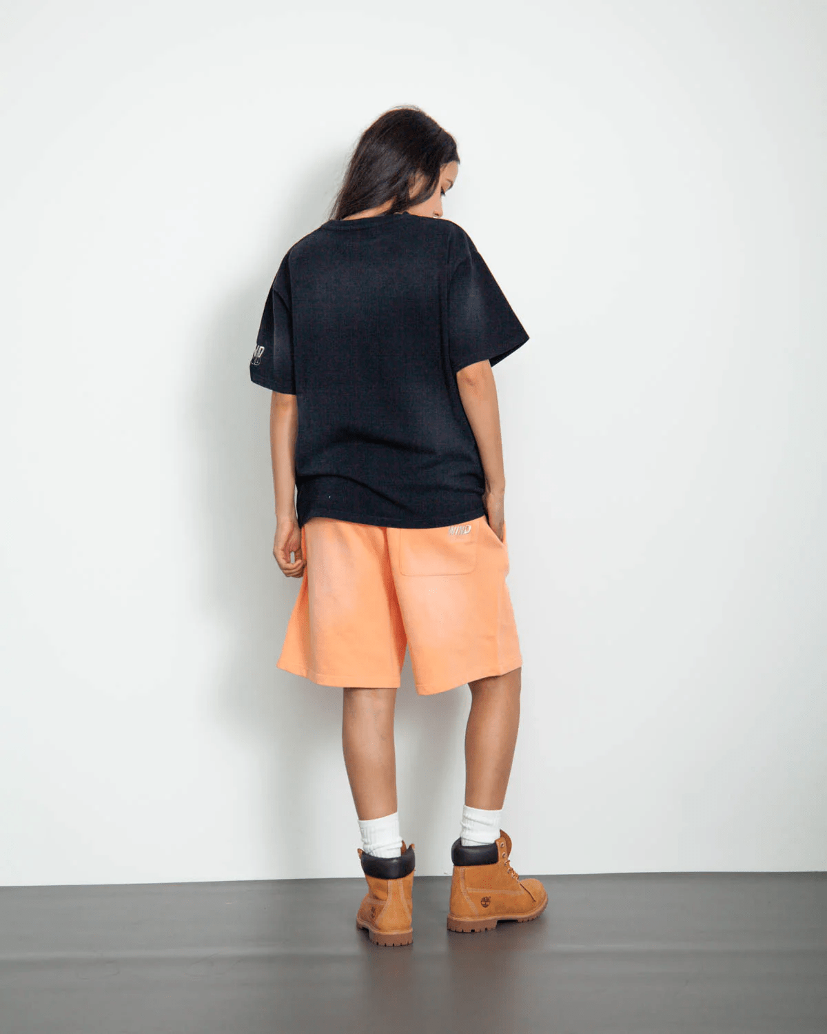 WINDANDSEA/ウィンダンシー/SULFUR DYEING LOGO S/S TEE BLACK S