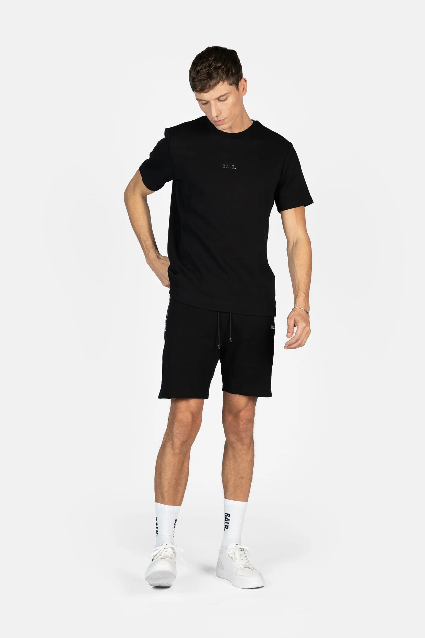 BALR./ボーラー/Q-SERIES REGULAR FIT T-SHIRT JET BLACK S