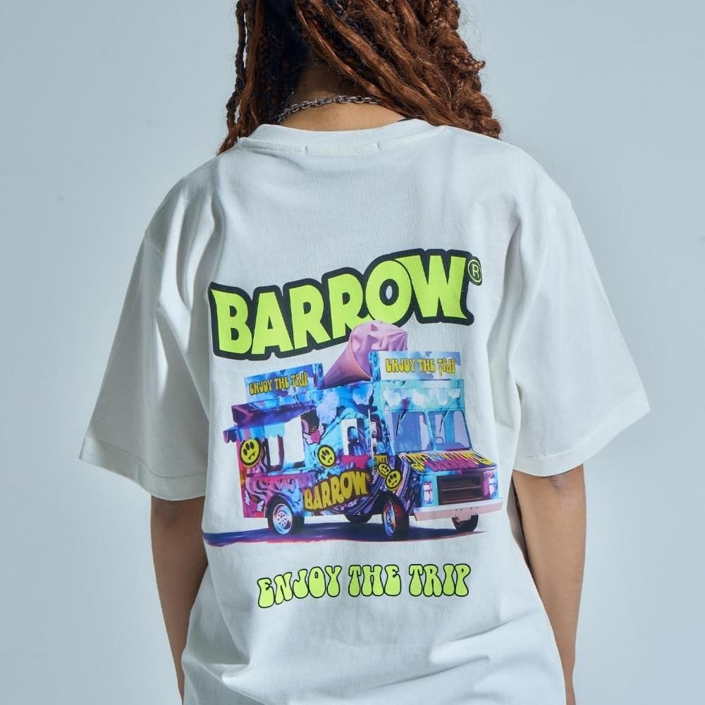 BARROW/バロウ/BARROW JAPAN LIMITED T-SHIRT(#185)(S WHITE BARROW/バロウ/BARROW JAPAN LIMITED T-SHIRT(#185)(S WHITE