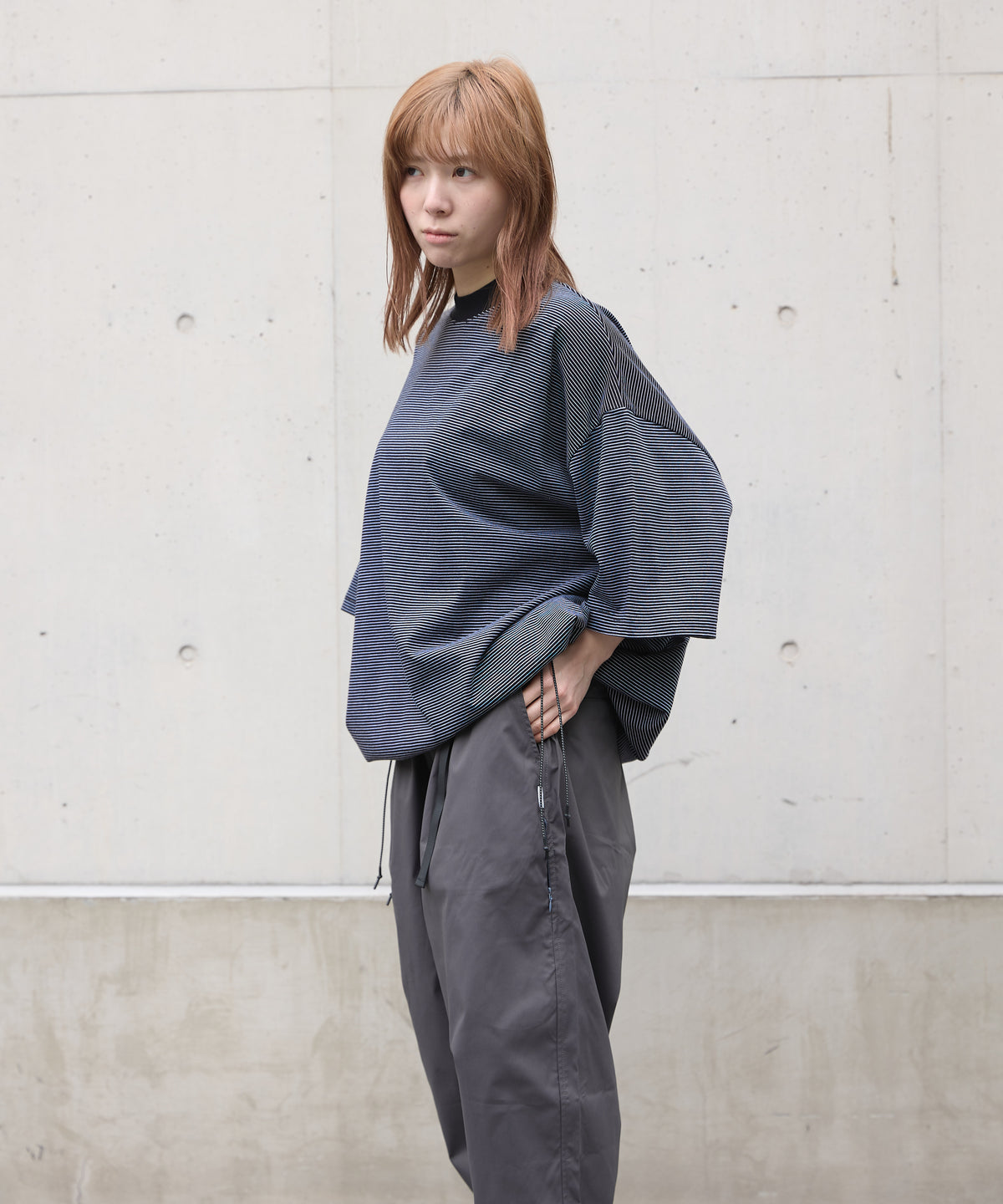 meltum/メルタム/BORDER BALLOON TEE S/S BLACK 2