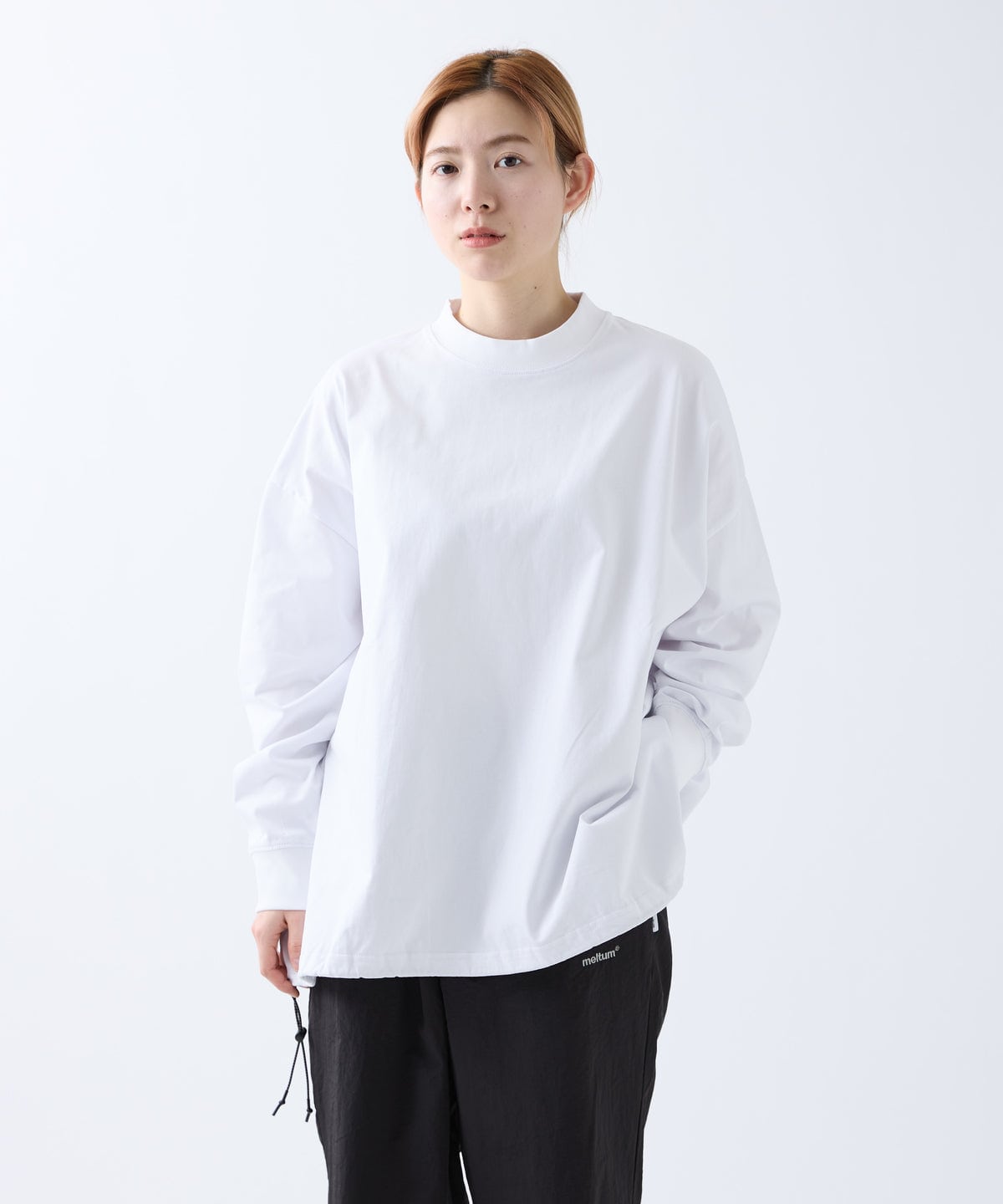 meltum/メルタム/BALLOON TEE L/S WHITE 2