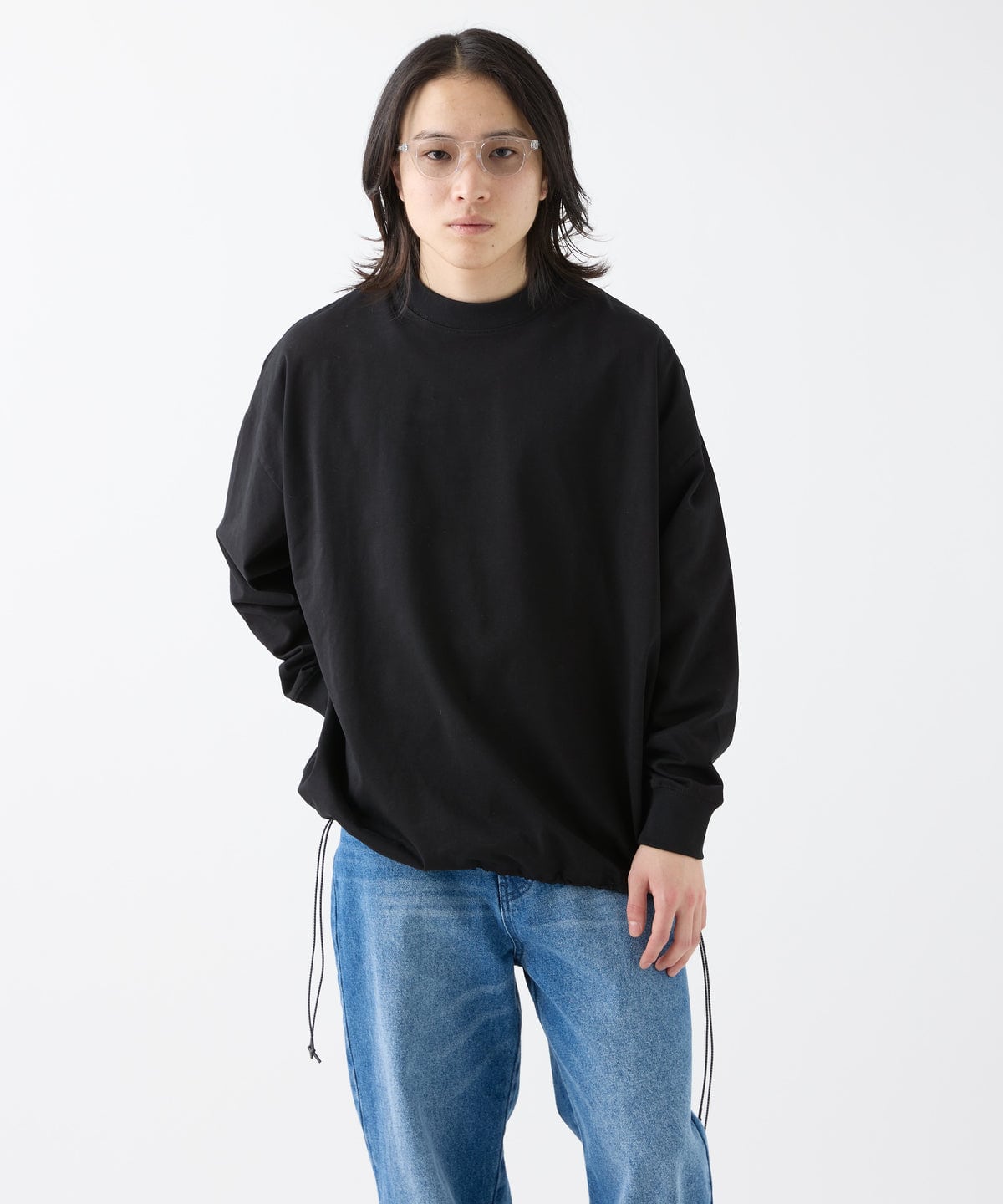 meltum/メルタム/BALLOON TEE L/S BLACK 2
