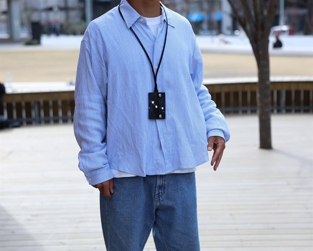 GENTIL BANDIT/ジャンティバンティ/ネックスマートウォレット カーキカモ F