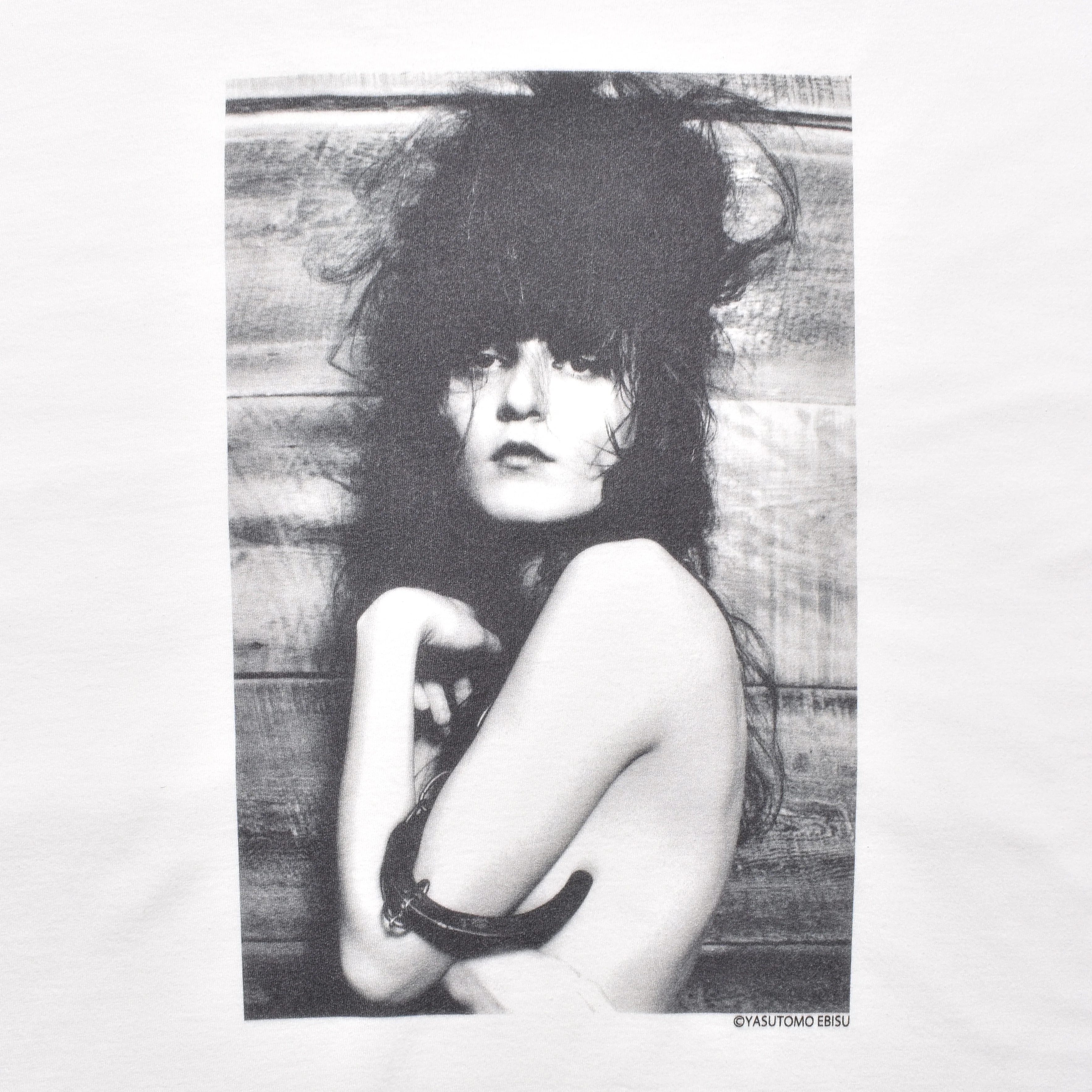 MINEDENIM/マインデニム/Stie-lo × Irina.L "Sideways figure" T-SH WHITE M