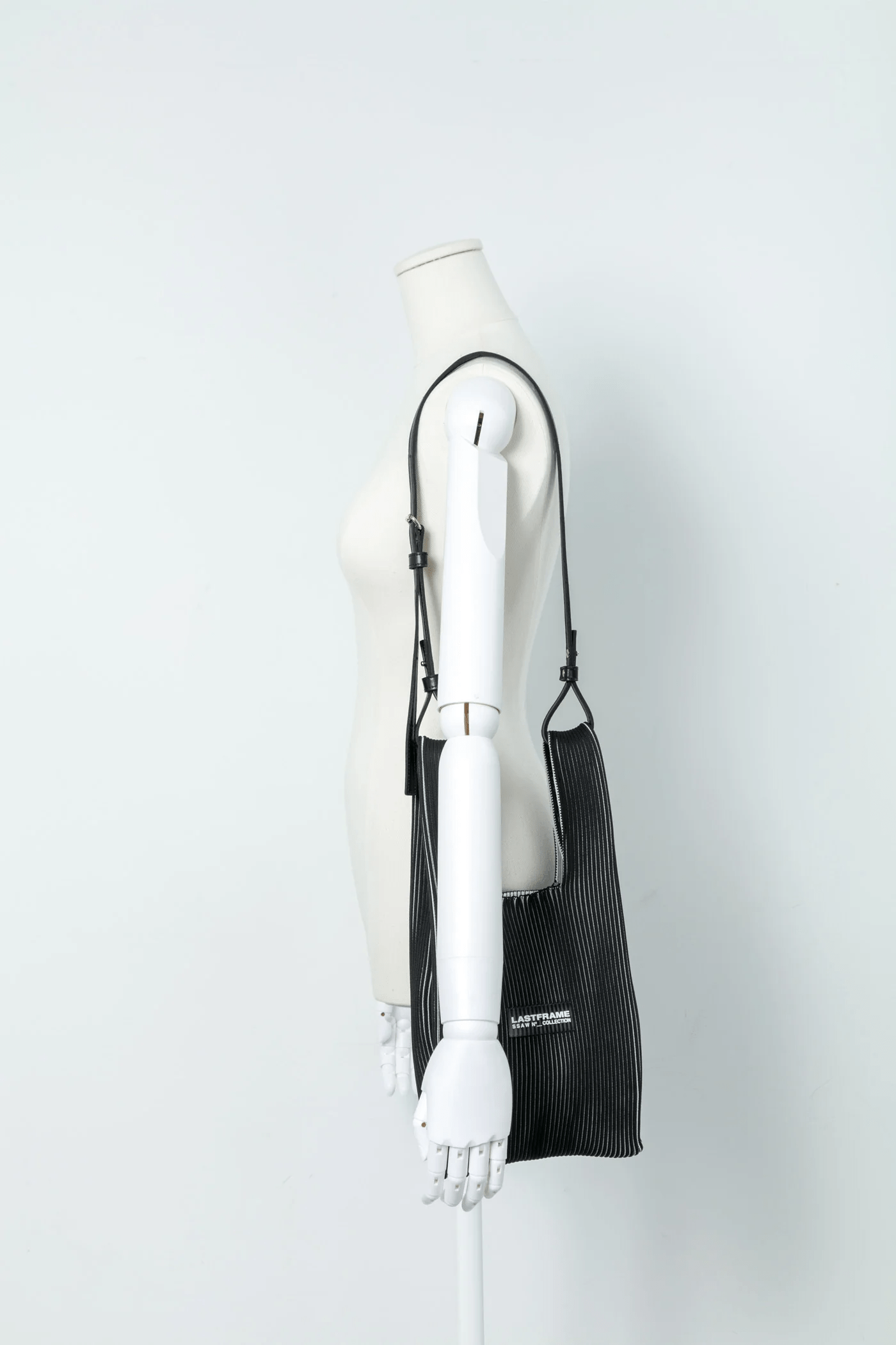 LASTFLAME／ラストフレーム/KASANE MARKET BAG SMALL / BLACK × IVORY BLACK × IVORY F