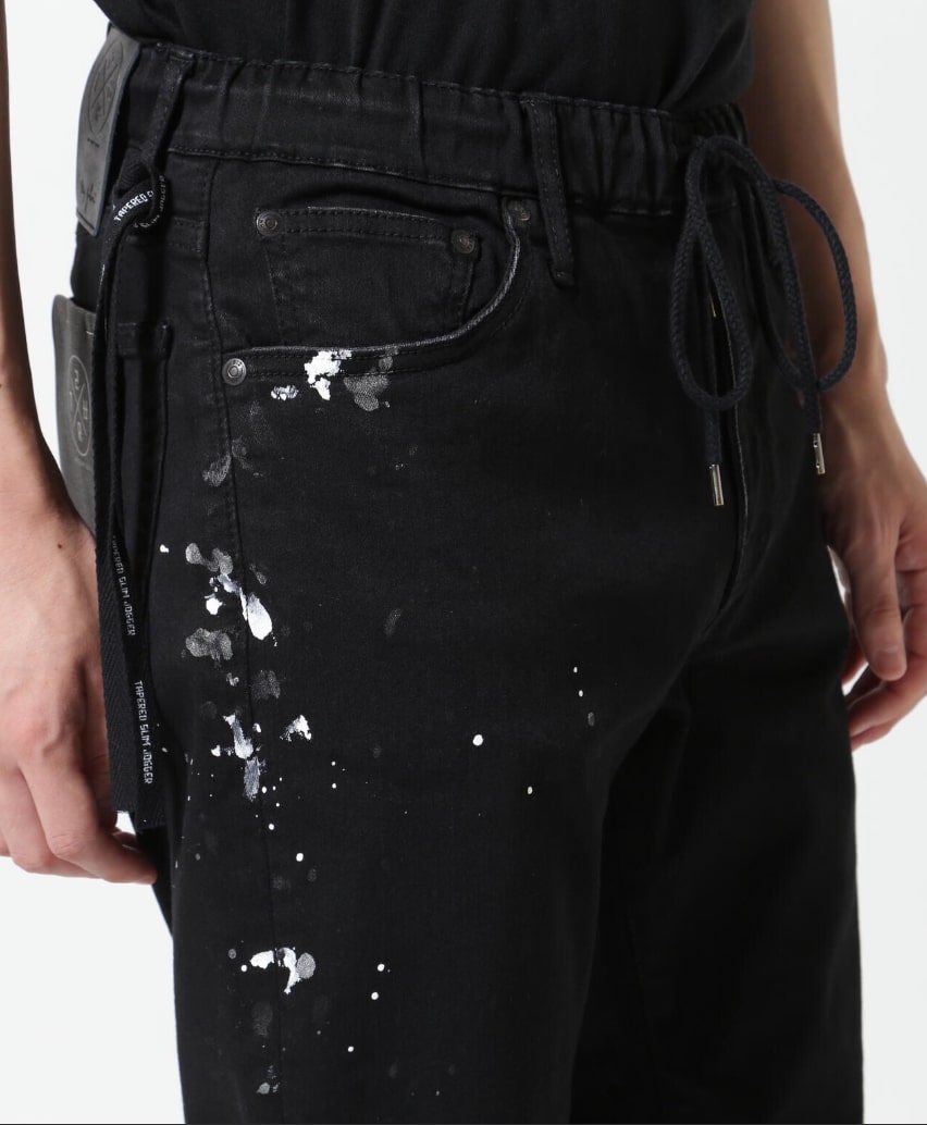 SURT/サート/BLACK ペンキデニム BLACK XS