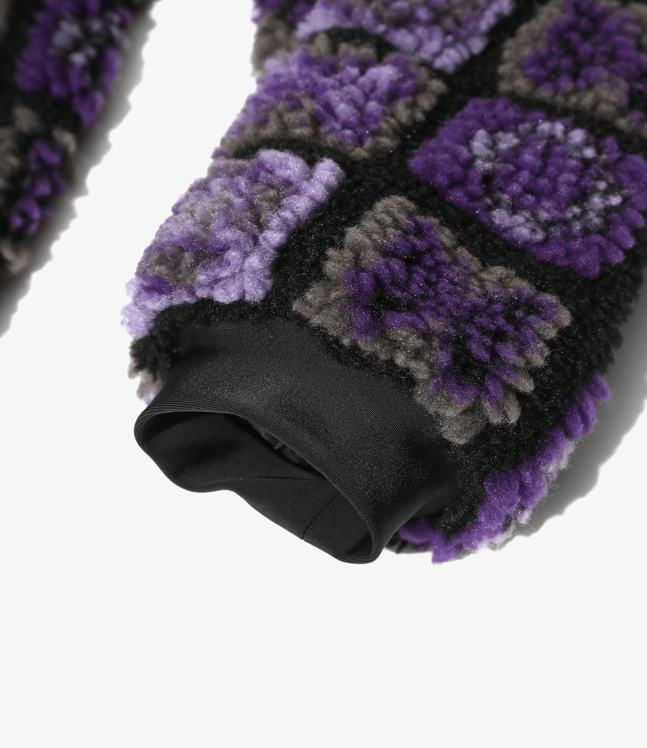 Needles/ニードルズ/FUR JACKET - PAPILLON PLAID PILE PURPLE/BLACK S