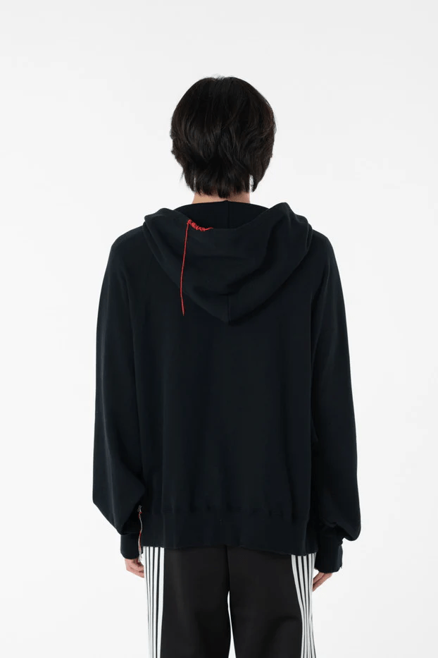 DISCOVERED/ディスカバード/LOOPING ZIP SWEAT HOODIE BLACK 1
