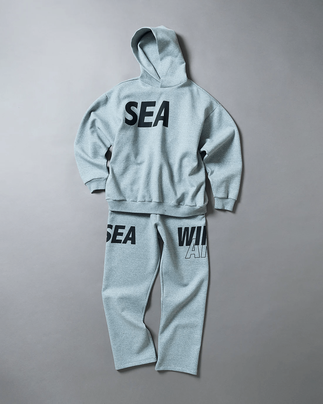 WINDANDSEA/ウィンダンシー/Loose fit Hooded Sweatshirt GRAY M
