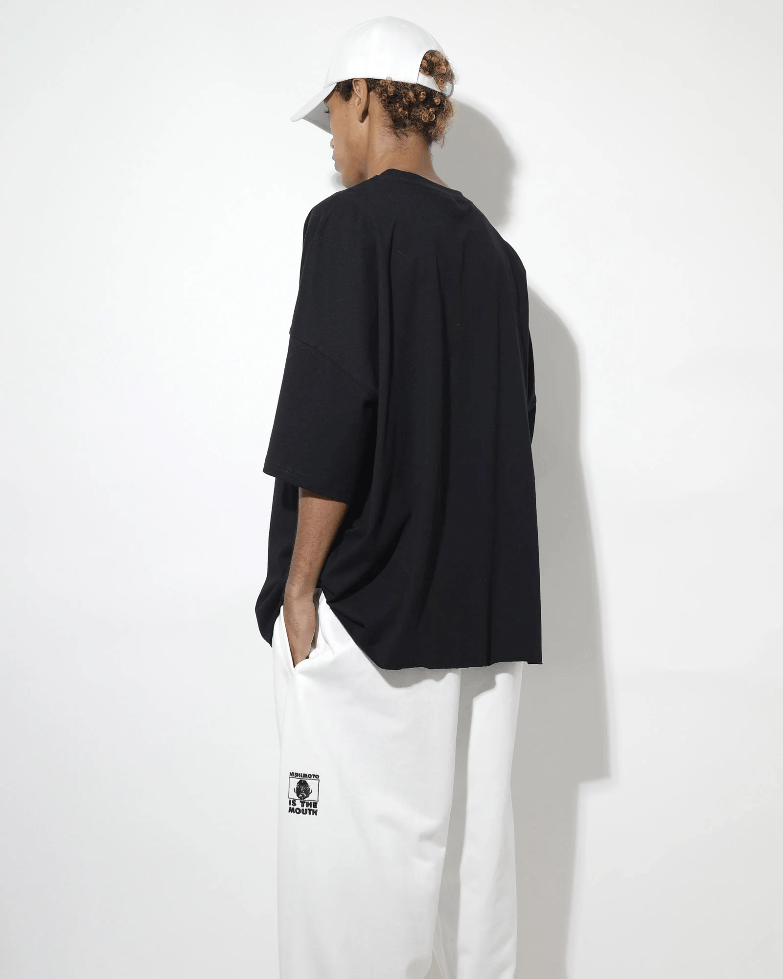 NISHIMOTO IS THE MOUTH/ニシモトイズザマウス/WIDE S/S TEE NIM-EWD01 BLACK S-M
