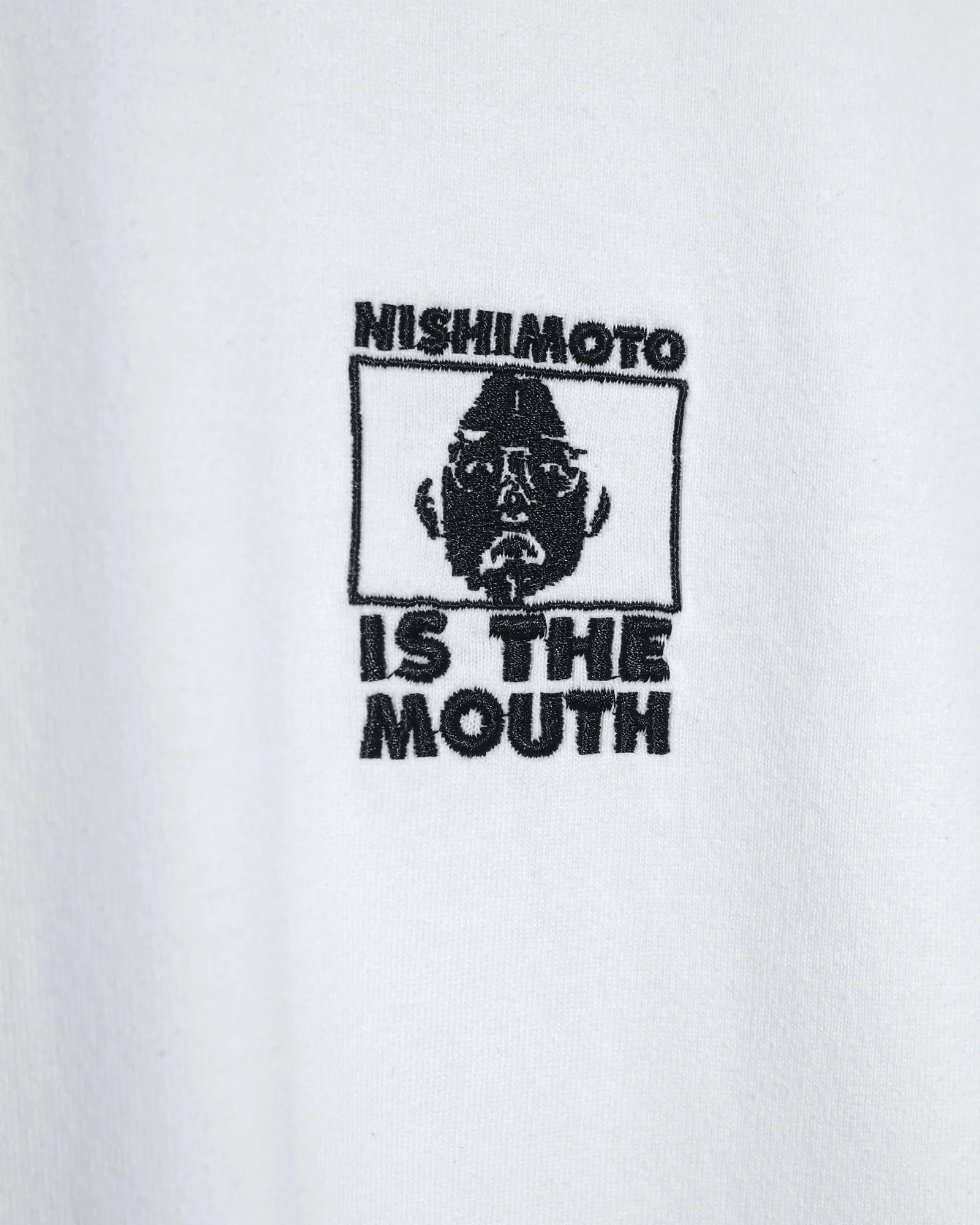 NISHIMOTO IS THE MOUTH/ニシモトイズザマウス/WIDE S/S TEE NIM-EWD01 WHITE S-M