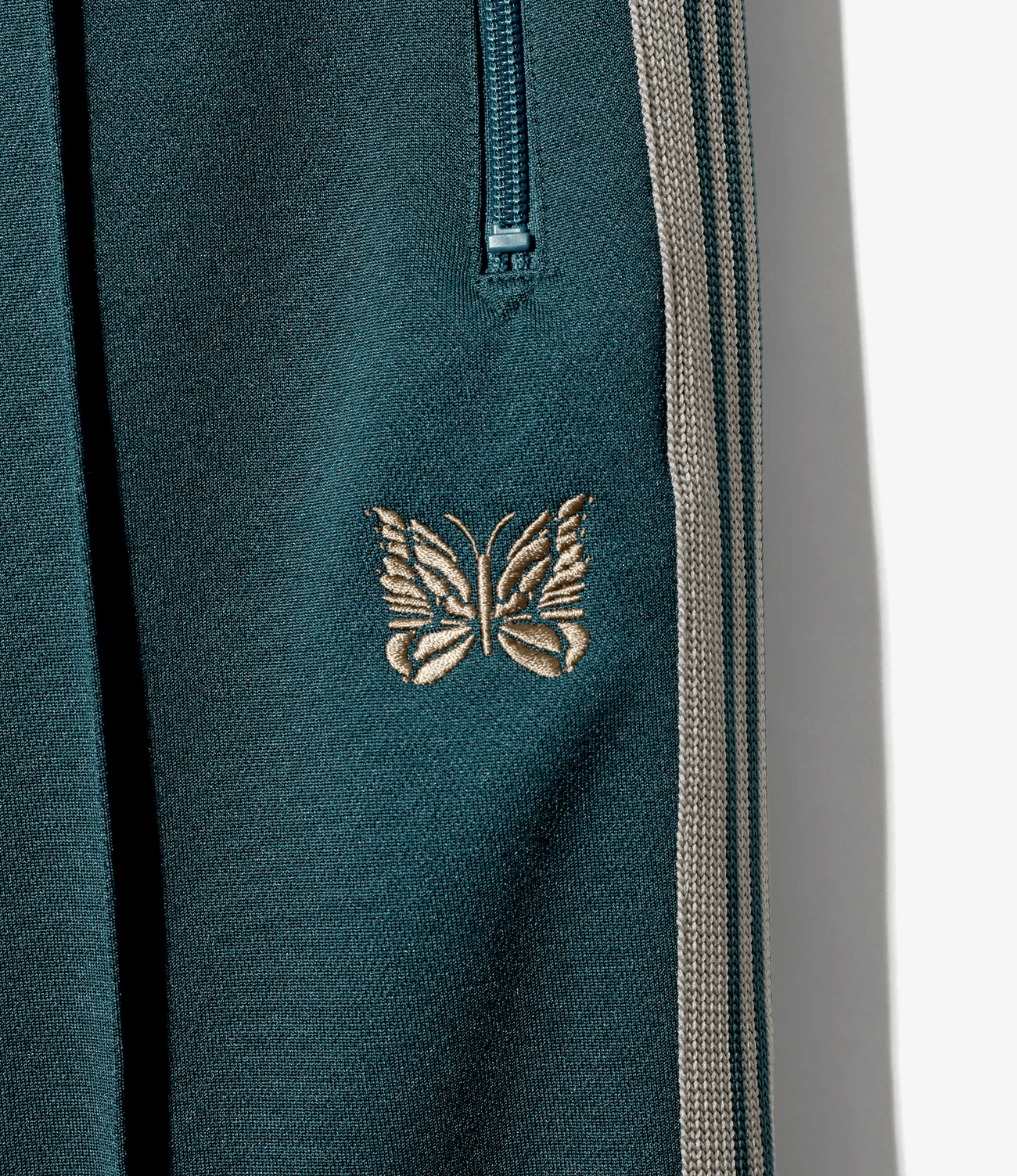 Needles/ニードルズ/Track Pant - Poly Smooth GREEN XS