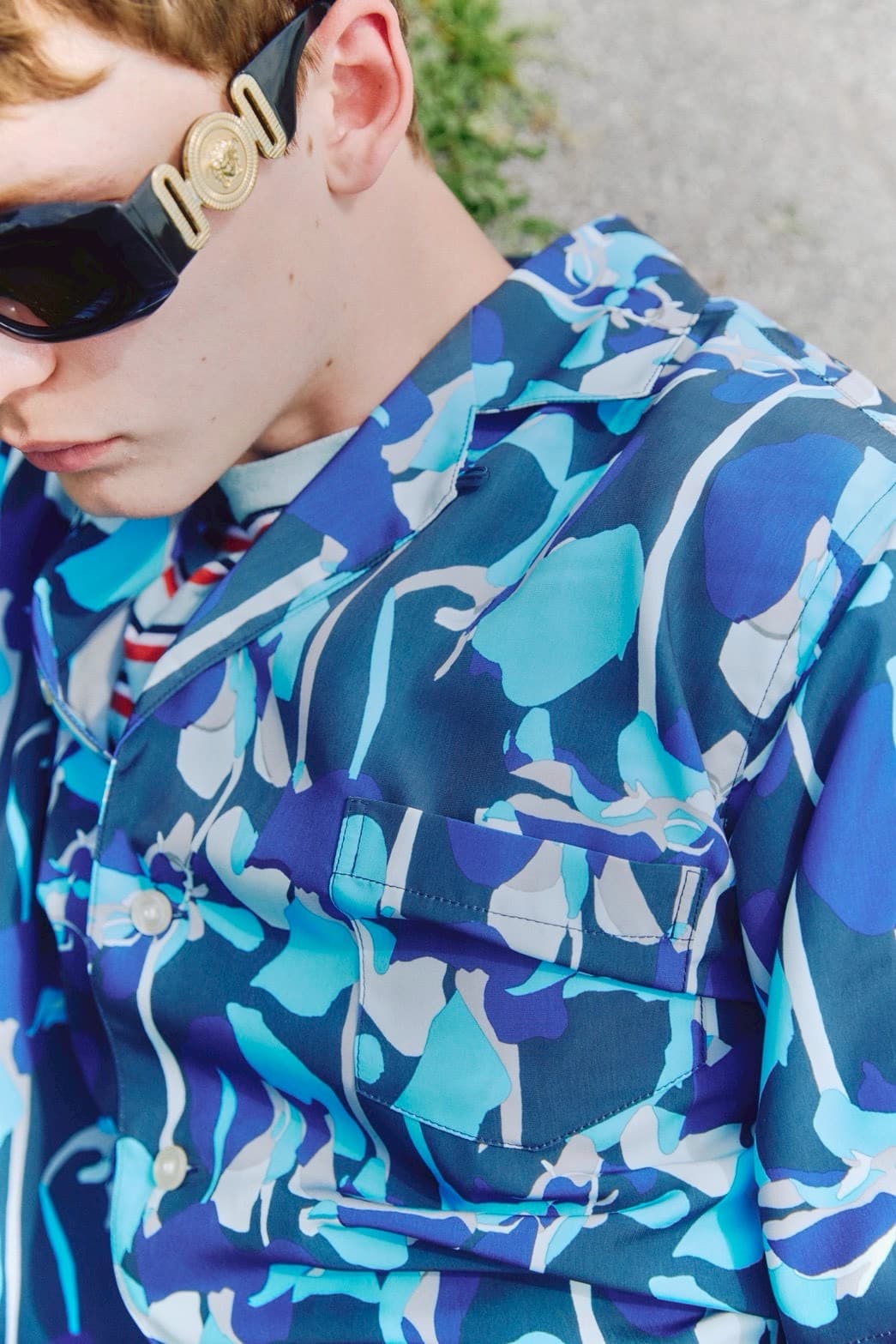 HOLO MARKET/ホロマーケット/HMV S/S SHIRTS/総柄アロハ半袖シャツ NAVY 1