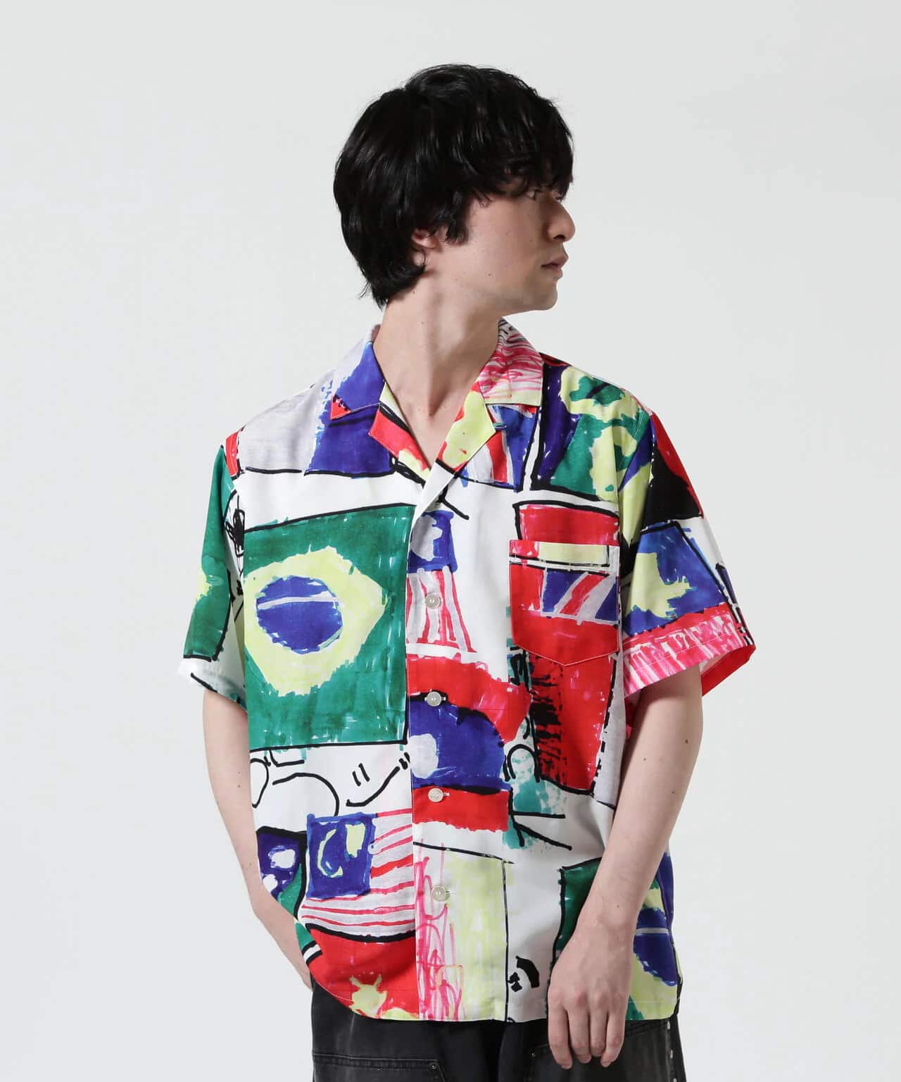HOLO MARKET/ホロマーケット/HMV S/S SHIRTS/総柄アロハ半袖シャツ OTHER 1
