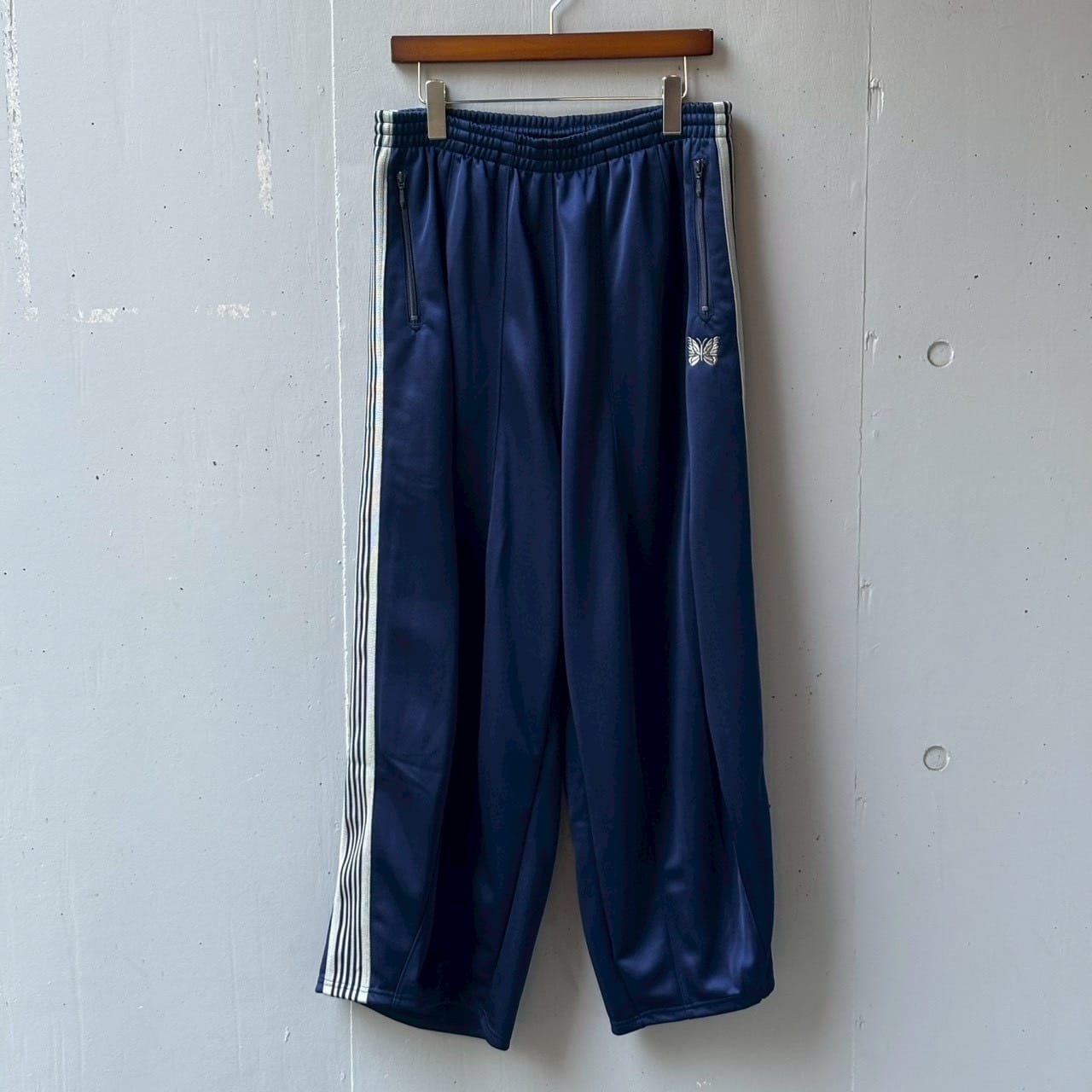 NEEDLES【B’2nd EXCLUSIVE】/ニードルズ【B'2nd別注】/H.D. Track Pant - Poly Smooth NAVY XS