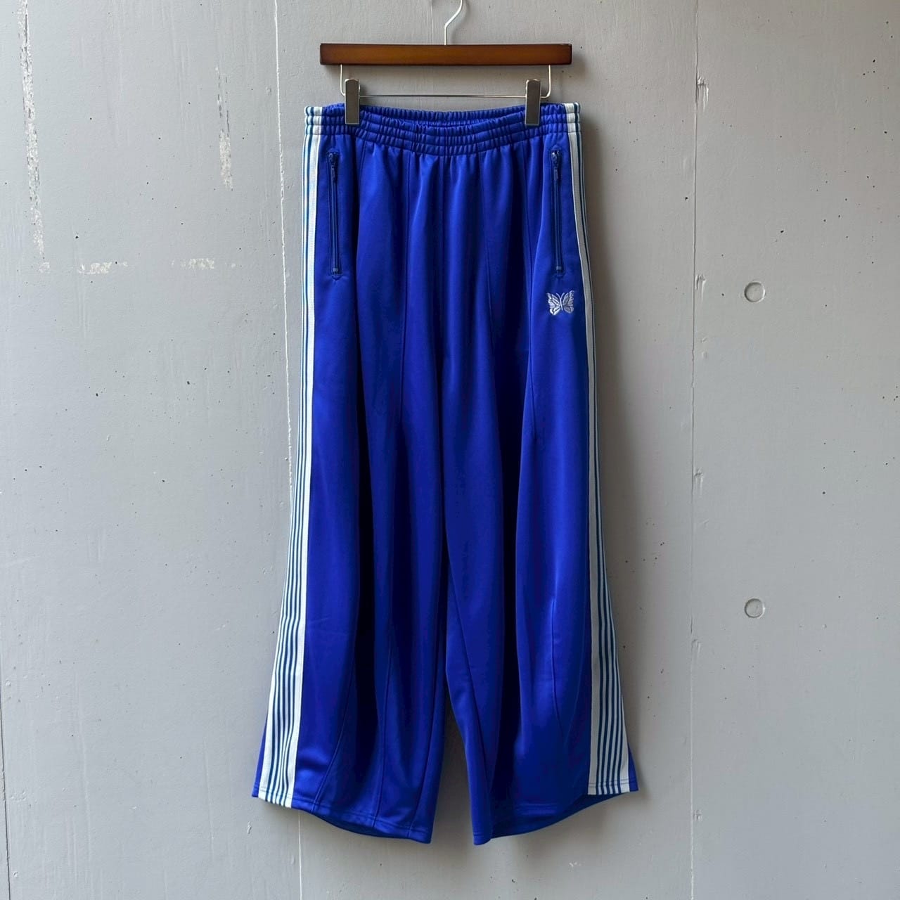 NEEDLES【B’2nd EXCLUSIVE】/ニードルズ【B'2nd別注】/H.D. Track Pant - Poly Smooth BLUE XS