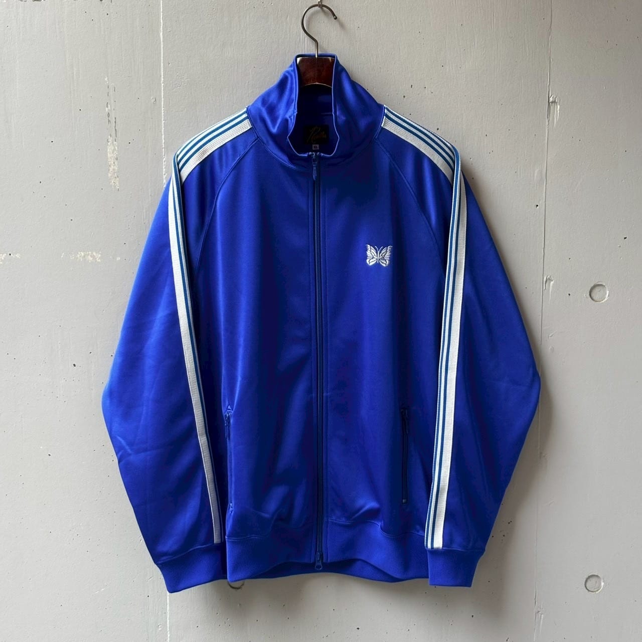 NEEDLES【B’2nd EXCLUSIVE】/ニードルズ【B'2nd別注】/TRACK JACKET - POLY SMOOTH BLUE S