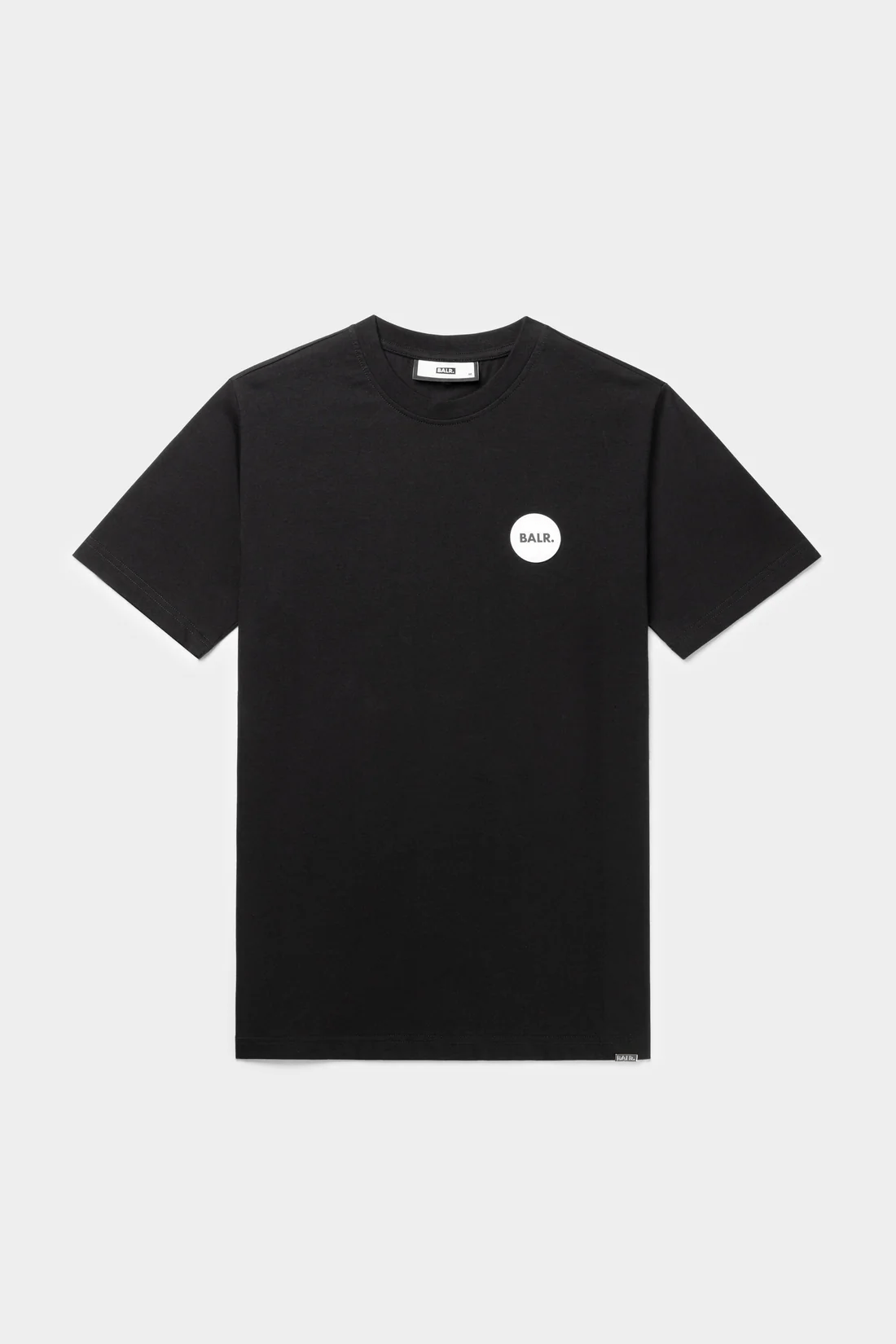 BALR./ボーラー/Olaf Straight Round Rubber Badge T-Shirt BLACK L