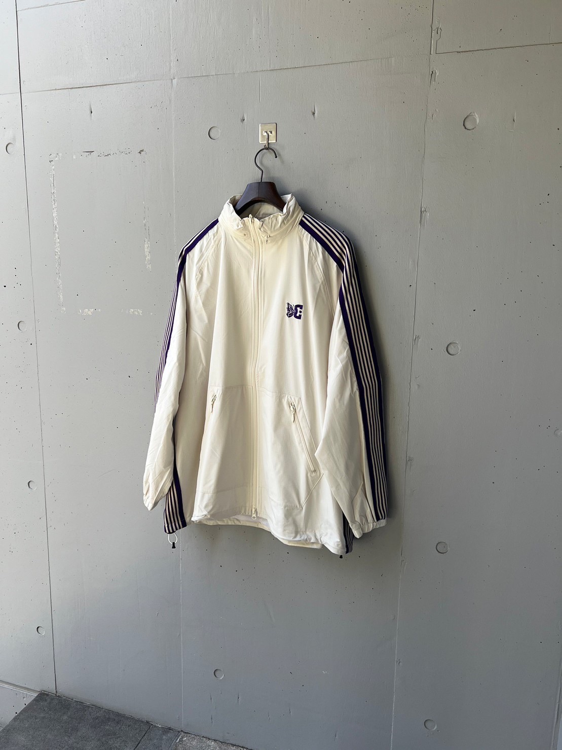 Needles × DC SHOES JOG JACKET - POLY RIPSTOP(L A-Ivory)｜ B'2nd