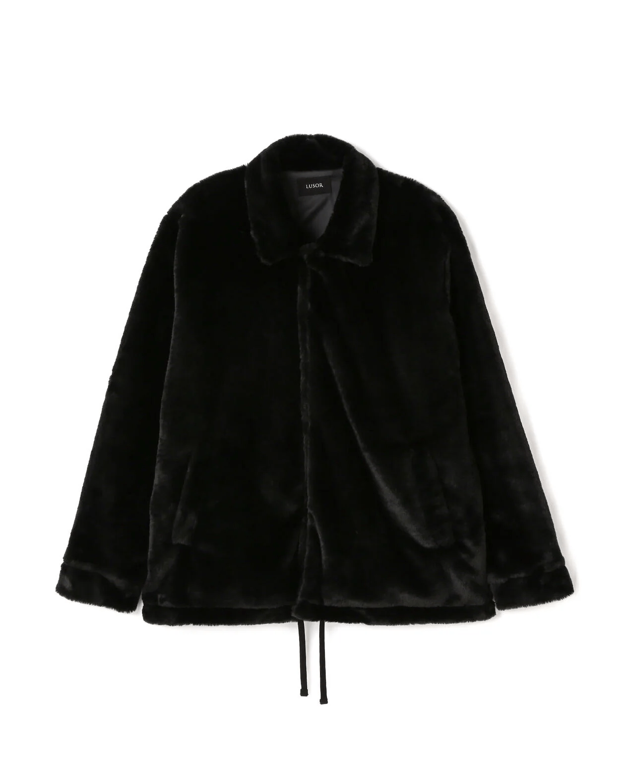 LUSOR/ルーソル/ECO FUR COACH JKT BLACK M