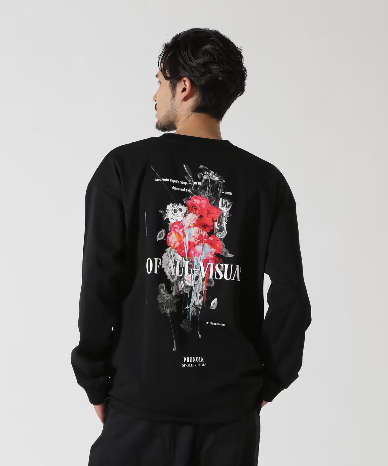 A4A/エーフォーエー/PRONOIA L/S TEE Black F