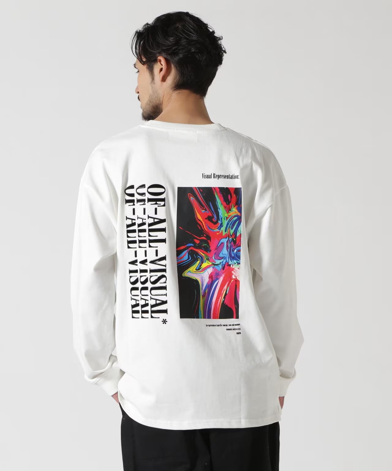 A4A/エーフォーエー/RIPPLES LST/ロンT White F