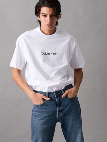 calvinklein/カルバンクライン/スタンダードロゴ リラックス クルー ...