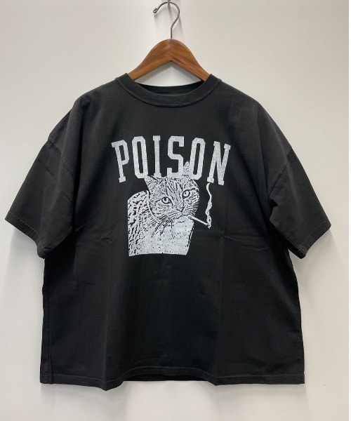 REMI RELIEF/レミレリーフ/別注製品染め 25/-天竺BIGサイズT(POISON)(M 