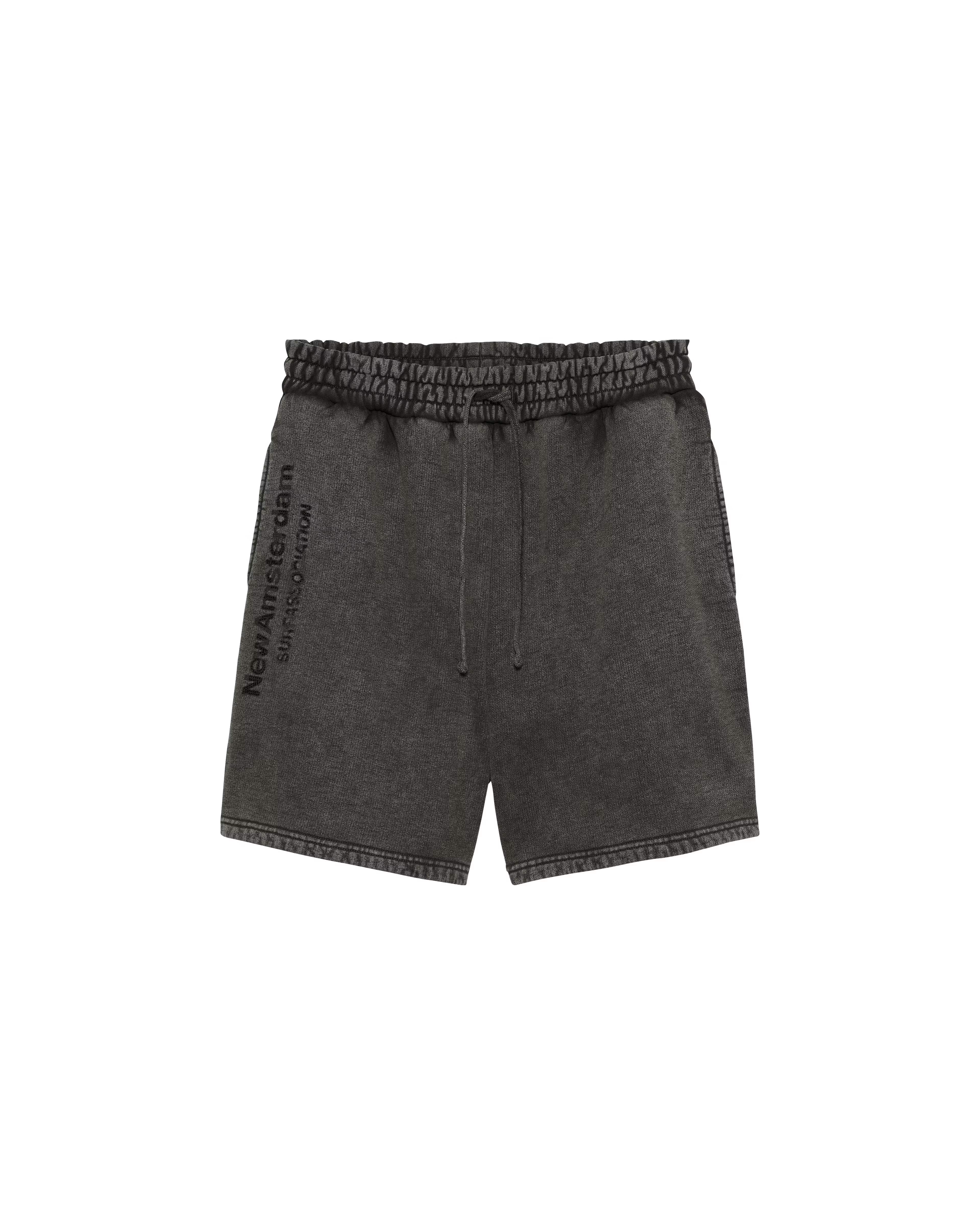 New Amsterdam/ニューアムステルダム/JOGGER SHORT WASHED BLACK WASHED BLACK S