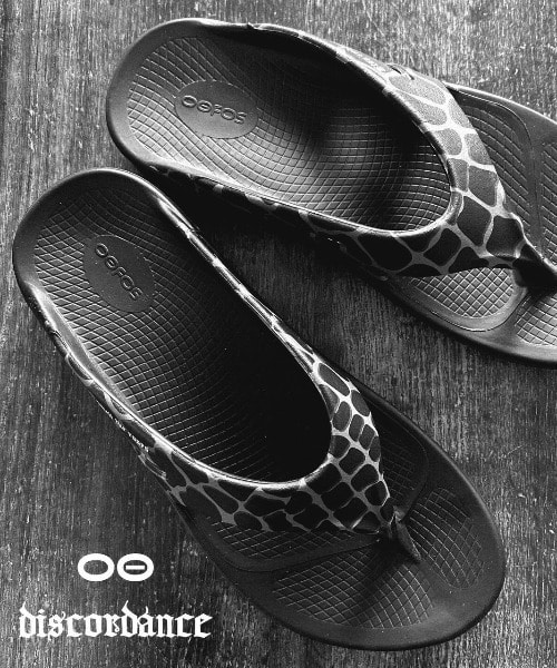 OOFOS x Children of the discordance/チルドレン オブ ザ ディスコーダンス × ウーフォス/OORIGINAL BLACK 29cm