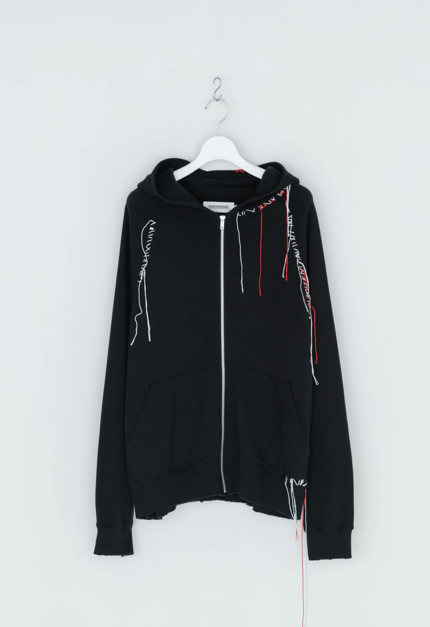 DISCOVERED/ディスカバード/LOOPING ZIP SWEAT HOODIE BLACK 1