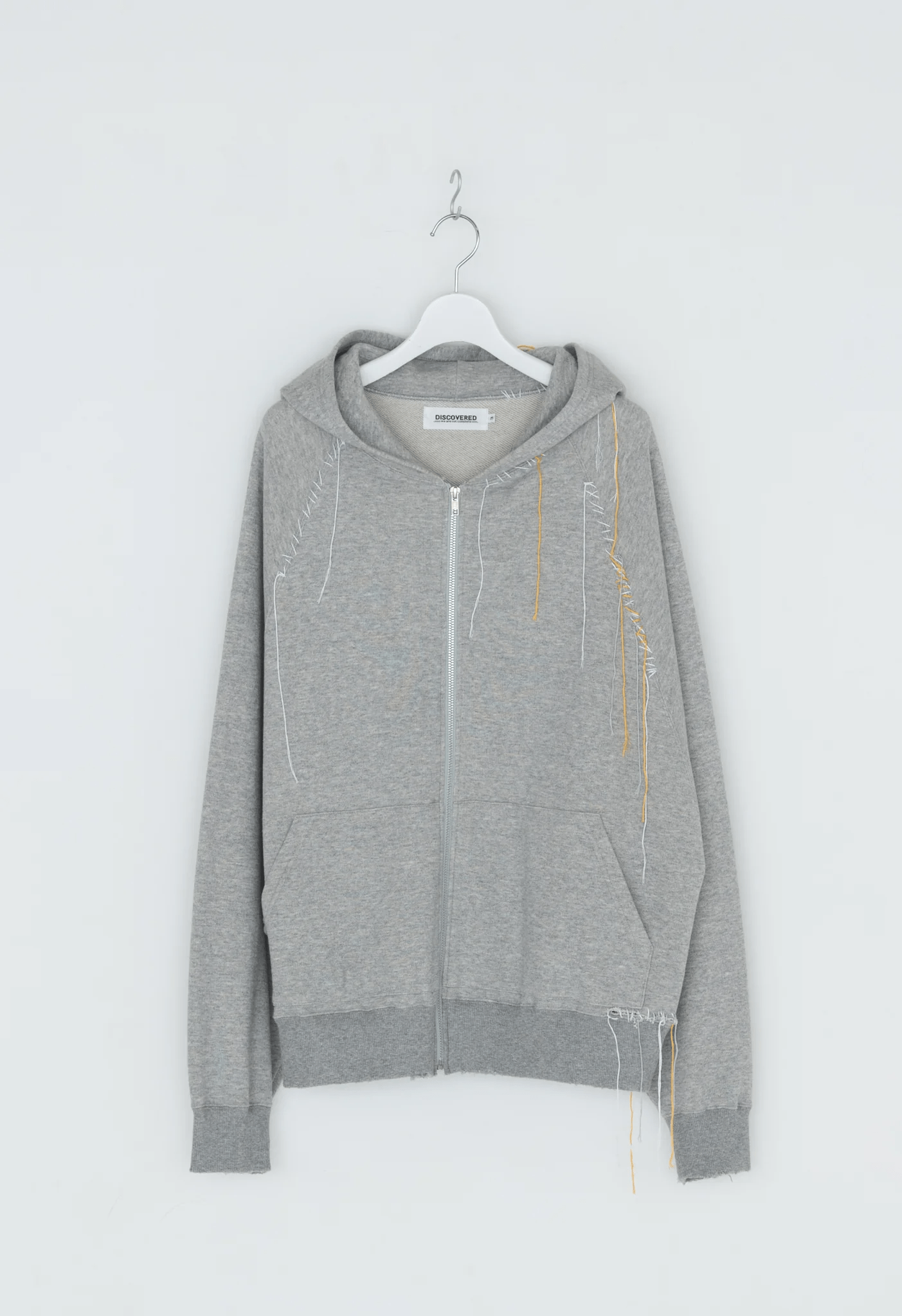 DISCOVERED/ディスカバード/LOOPING ZIP SWEAT HOODIE GREY 3