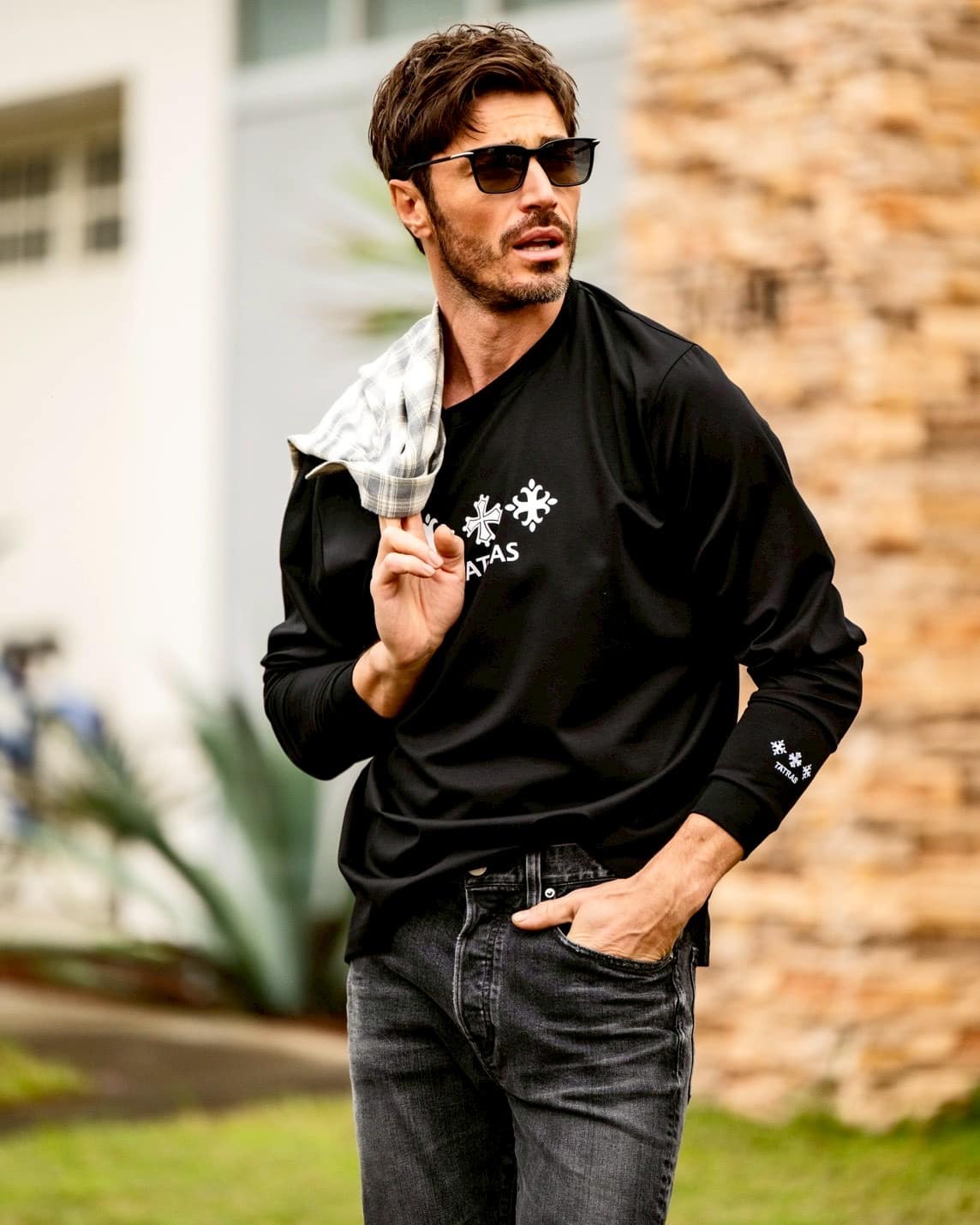 TATRAS/タトラス/ 【B'2nd Exclusive】EMILIOタトラス別注 L/S T Black 1(S)