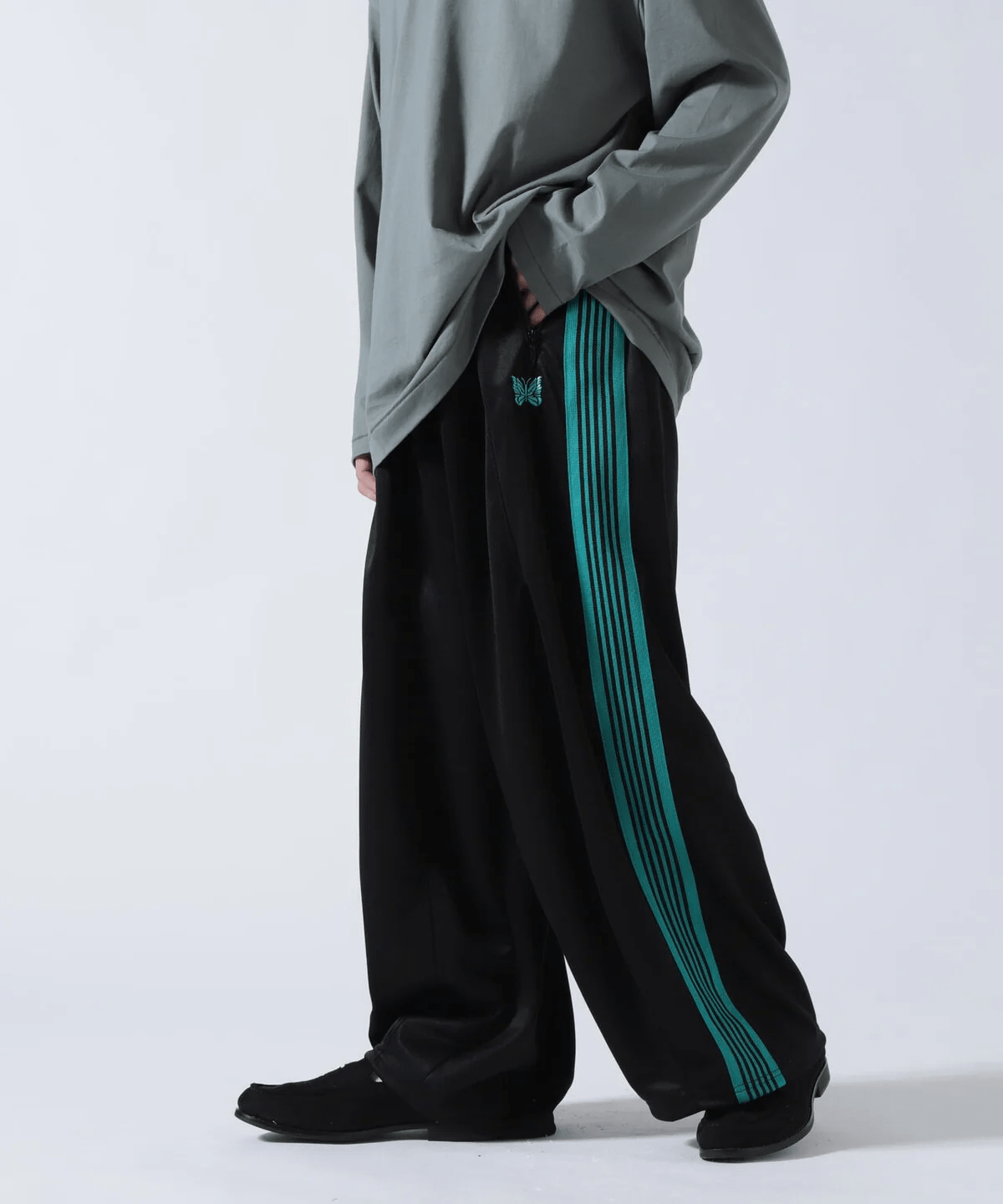 NEEDLES【B’2nd EXCLUSIVE】/ニードルズ【B'2nd別注】H.D. Track Pant - Poly Smooth / 2026 S/S BLACK(1) M