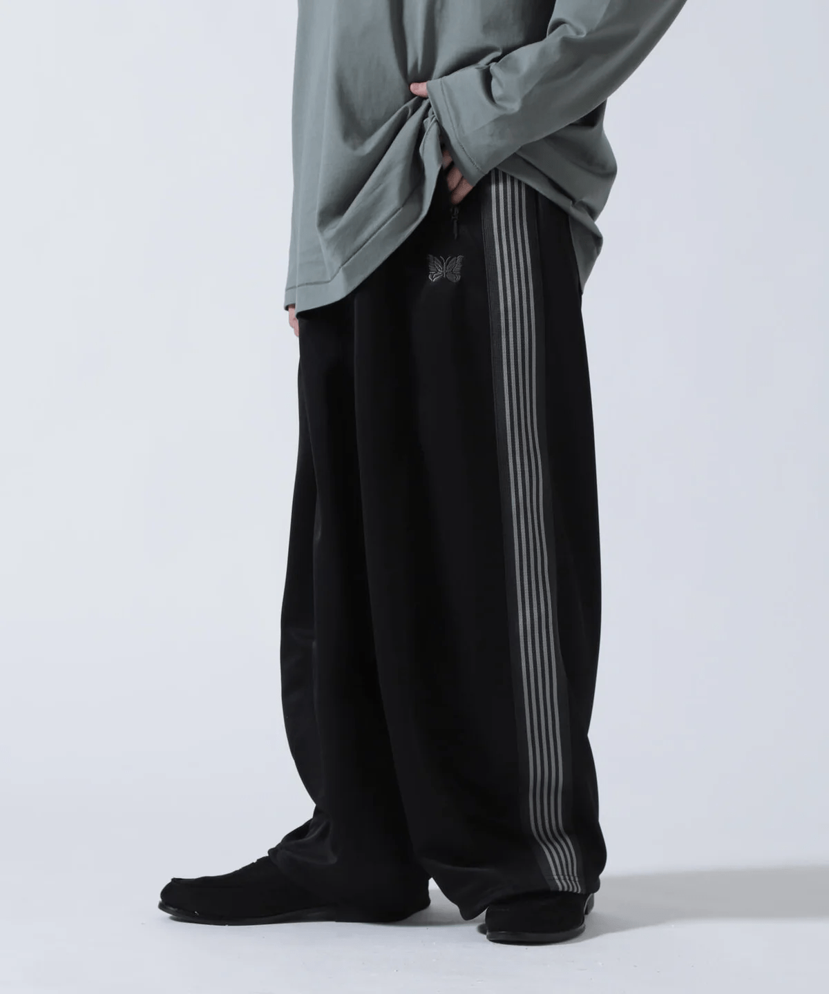NEEDLES【B’2nd EXCLUSIVE】/ニードルズ【B'2nd別注】H.D. Track Pant - Poly Smooth / 2026 S/S BLACK(2) M