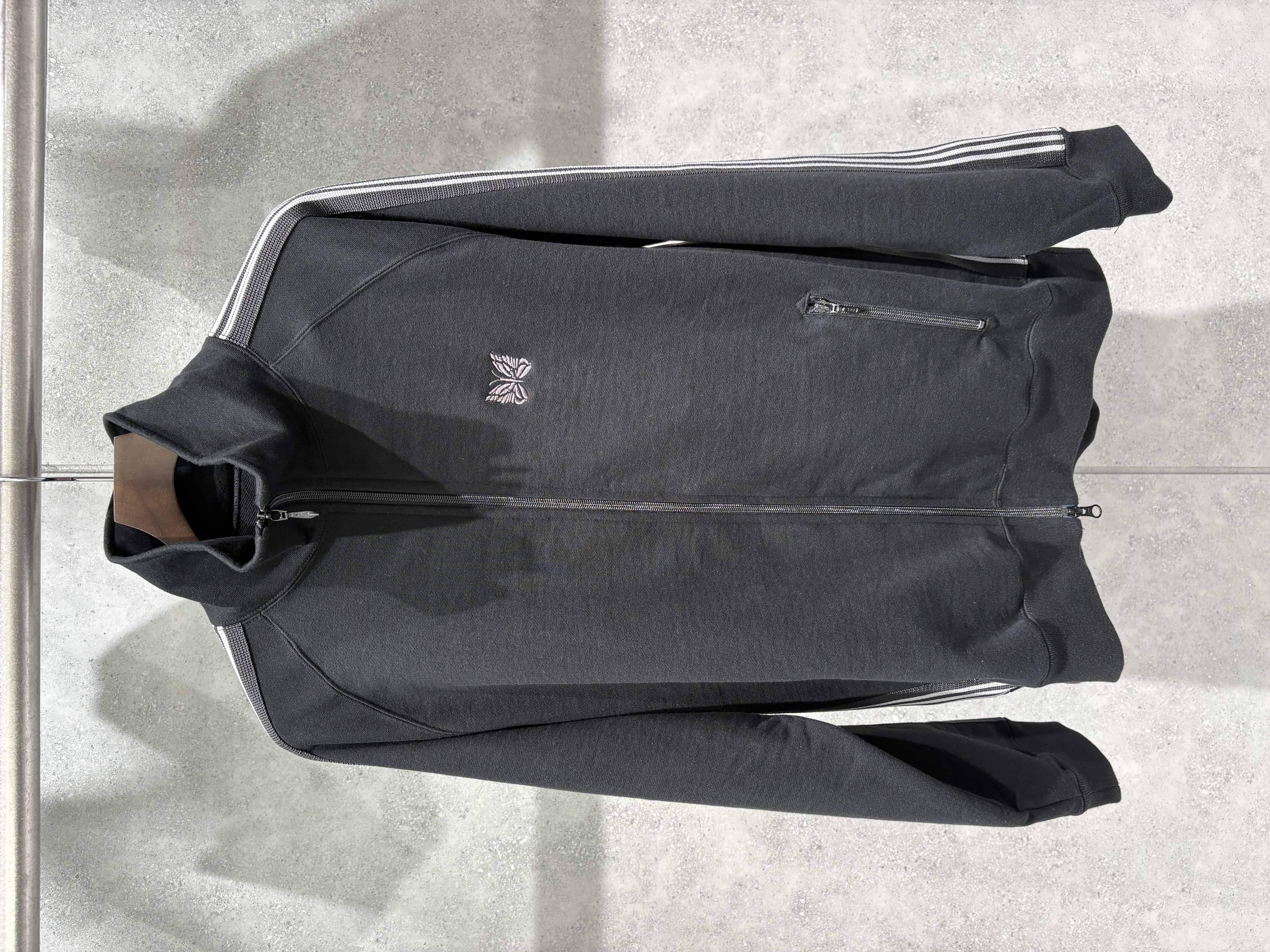 Needles/ニードルズ/【B'2nd EXCLUSIVE】Track Jacket - Cotton Jersey BLACK×WHITE XL