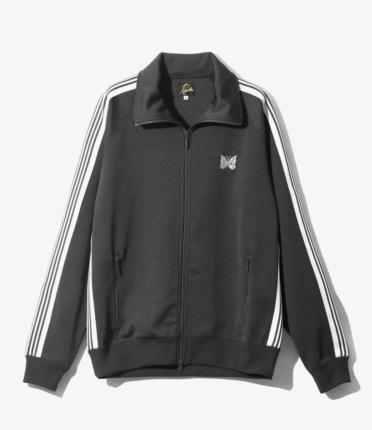 Needles/ニードルズ/Track Jacket - Poly Smooth CHARCOAL XL