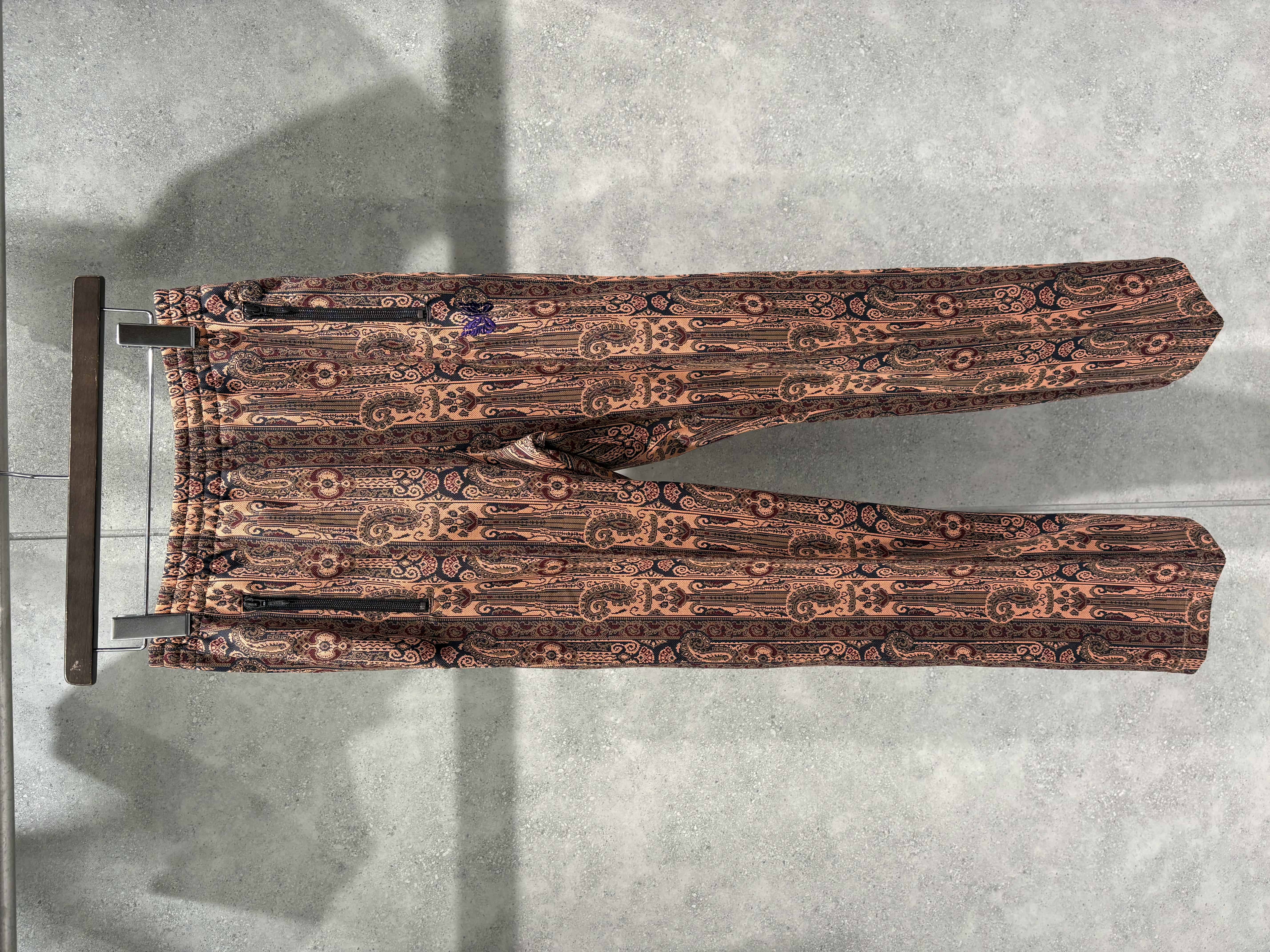 Needles/ニードルズ/Track Pant - POLY JACQUARD E-orange S